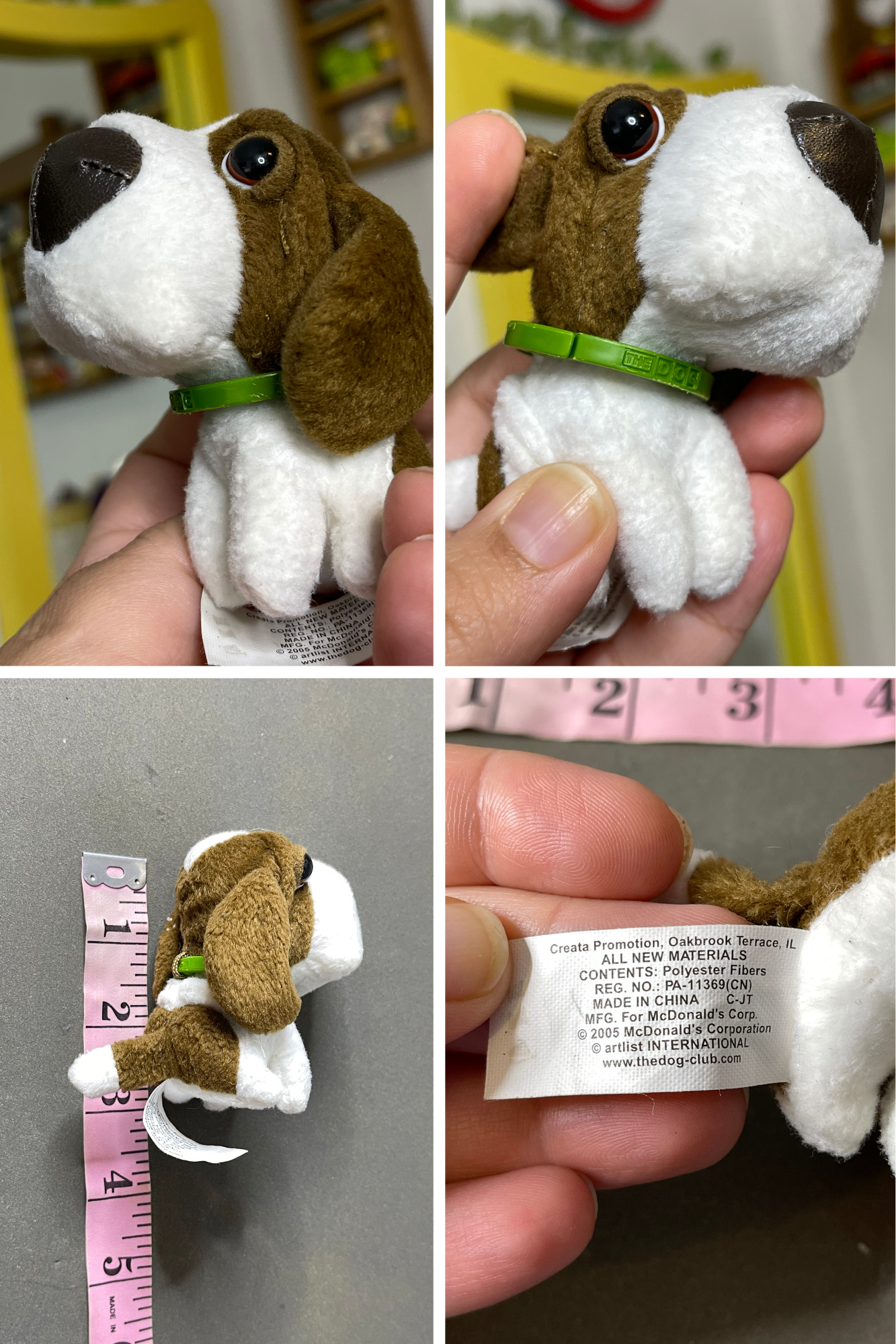 2000s THE DOG Basset Hound Mini Plush