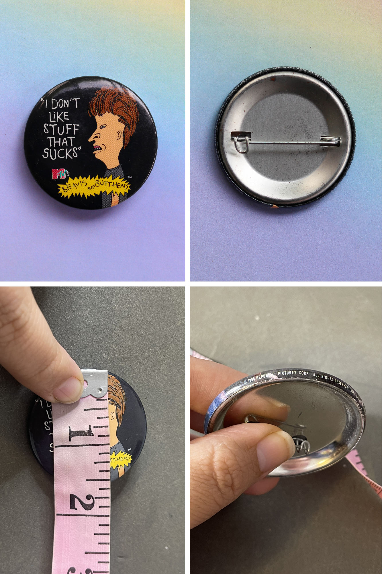 Vintage Nostalgic Pinback Buttons