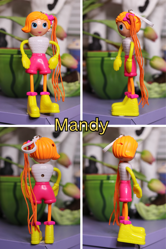 2000s Betty Spaghetty Dolls Upcycled Keychains