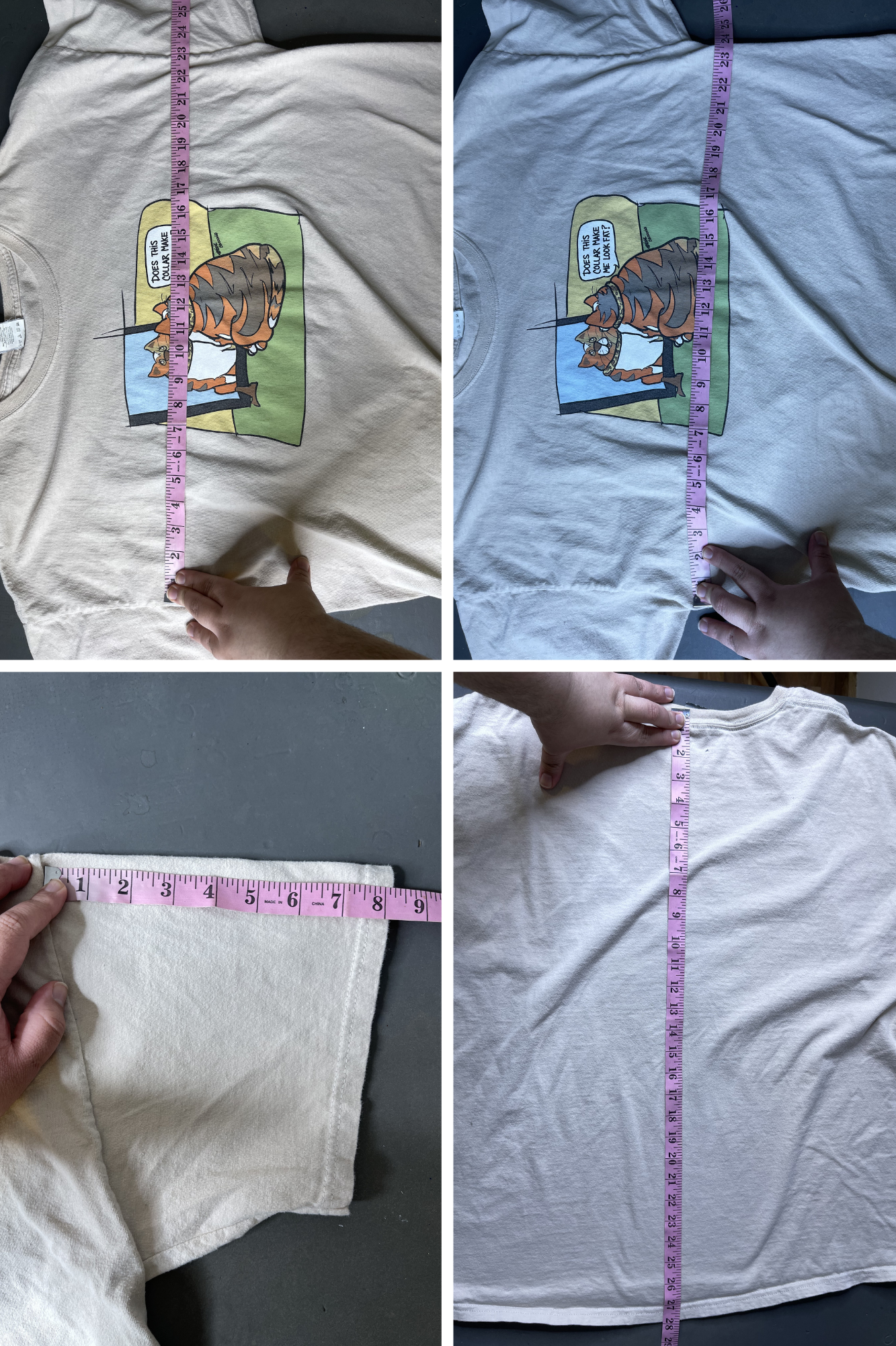 2000s Funny Cat Comic Graphic Tee Sz 2XL