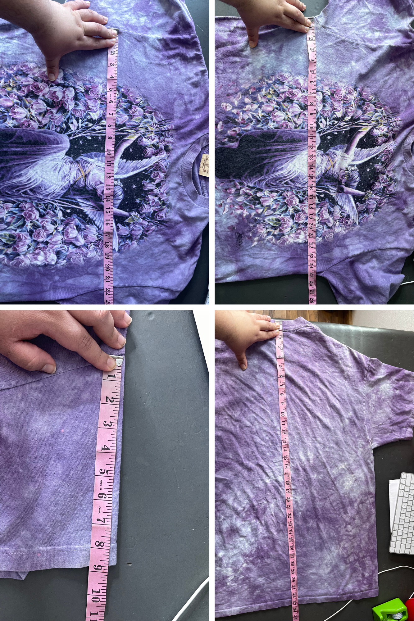 Vintage 2000s Gatekeeper Fairy Tie-dye Graphic Tee Sz XXL