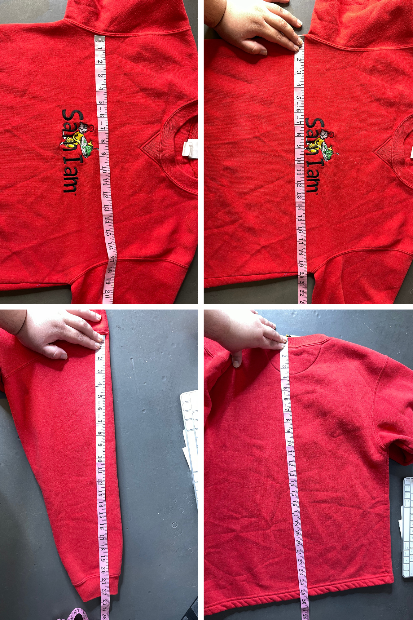 Vintage "Sam I am" Embroidered Crewneck Sweater Sz L