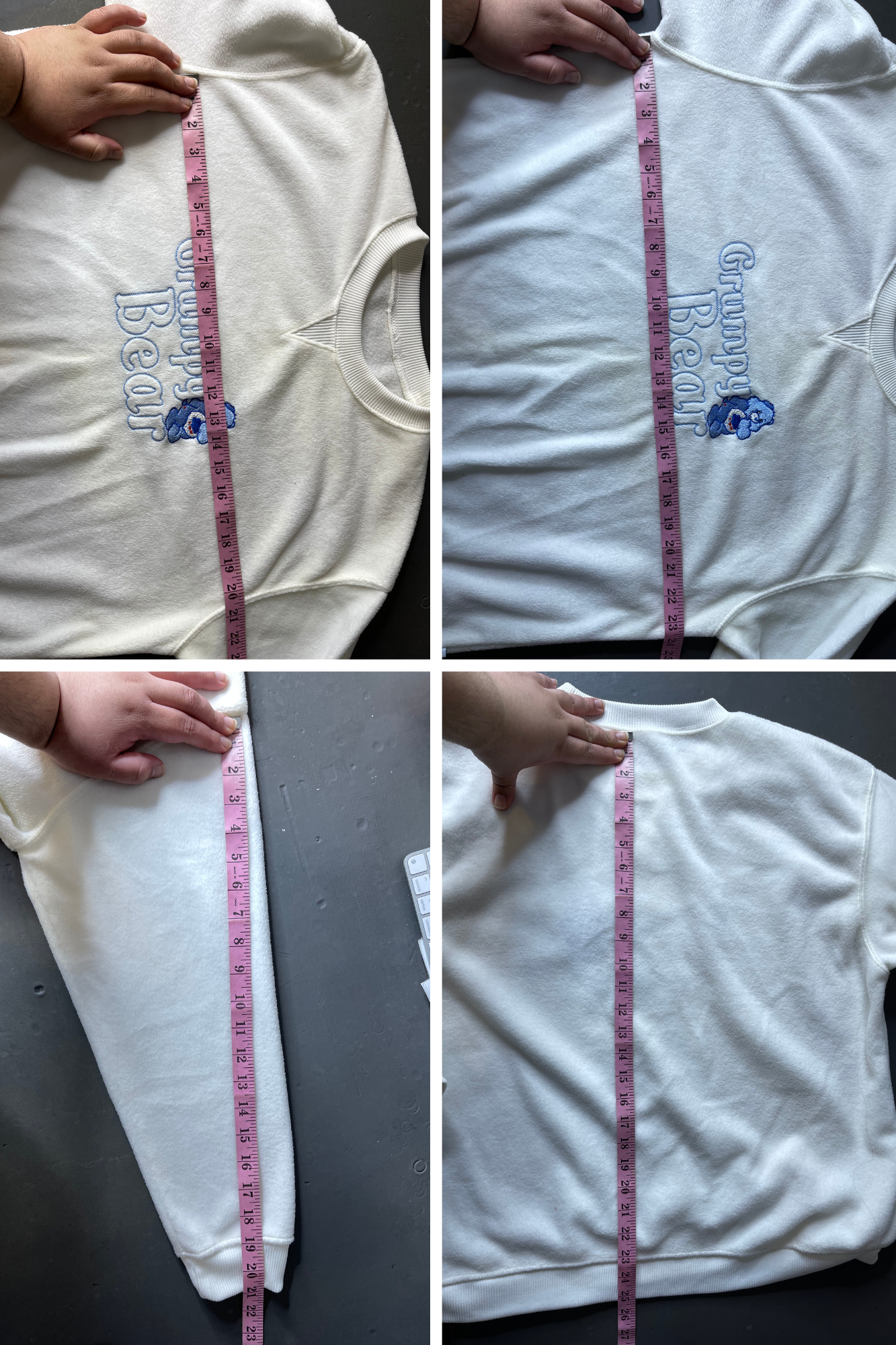 Vintage 2000s Grumpy Care Bear Fleece Sweater Sz L/XL