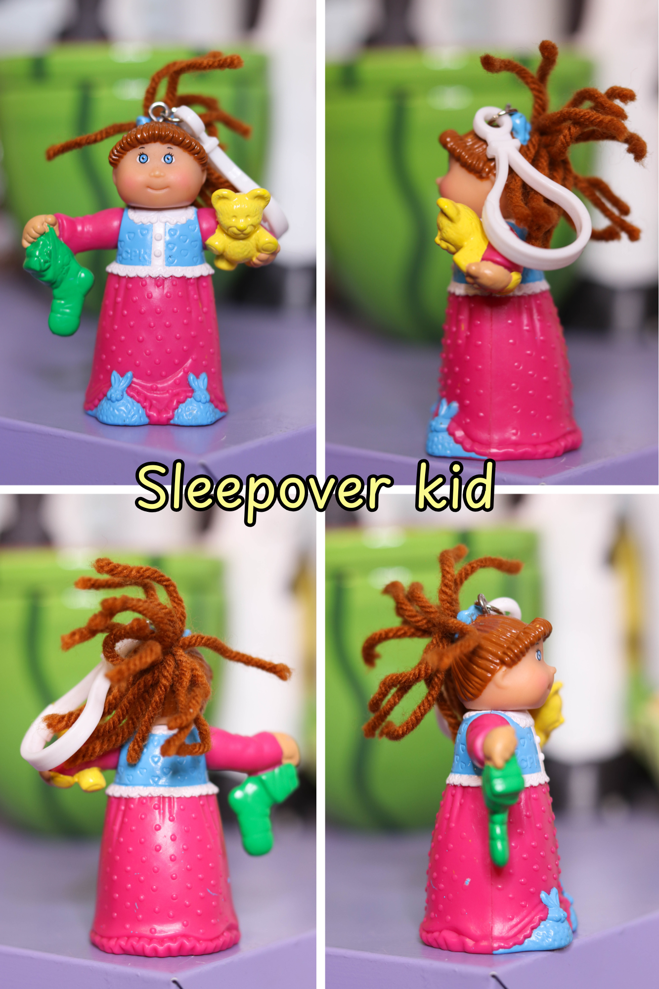Vintage Cabbage Patch Kids Upcycled Keychains