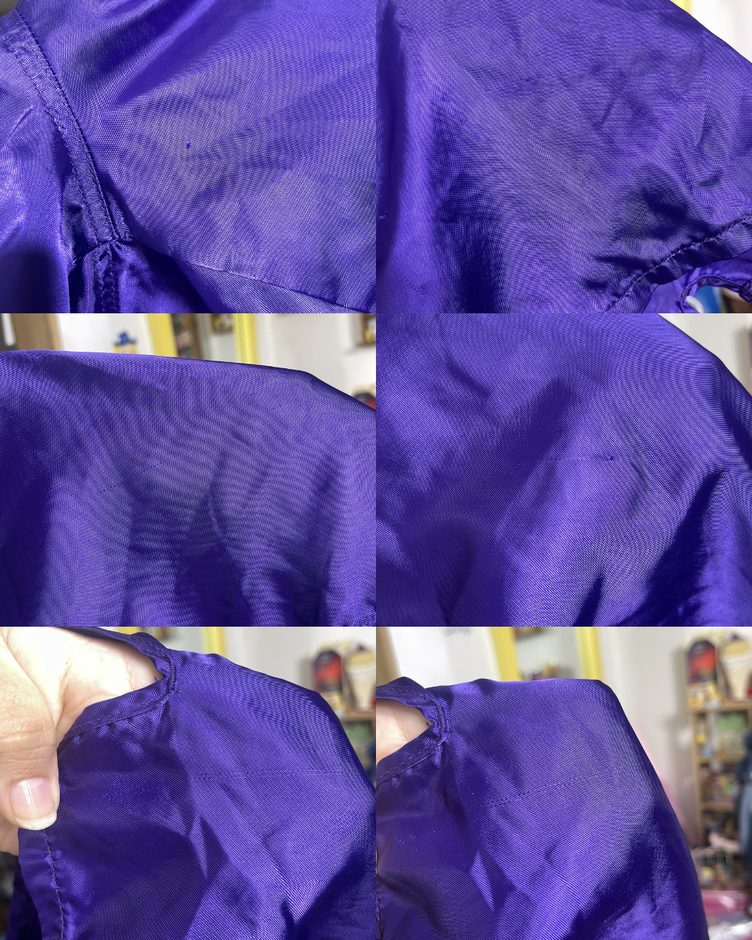 Vintage 90s Purple Nylon Adidas Shorts Sz M