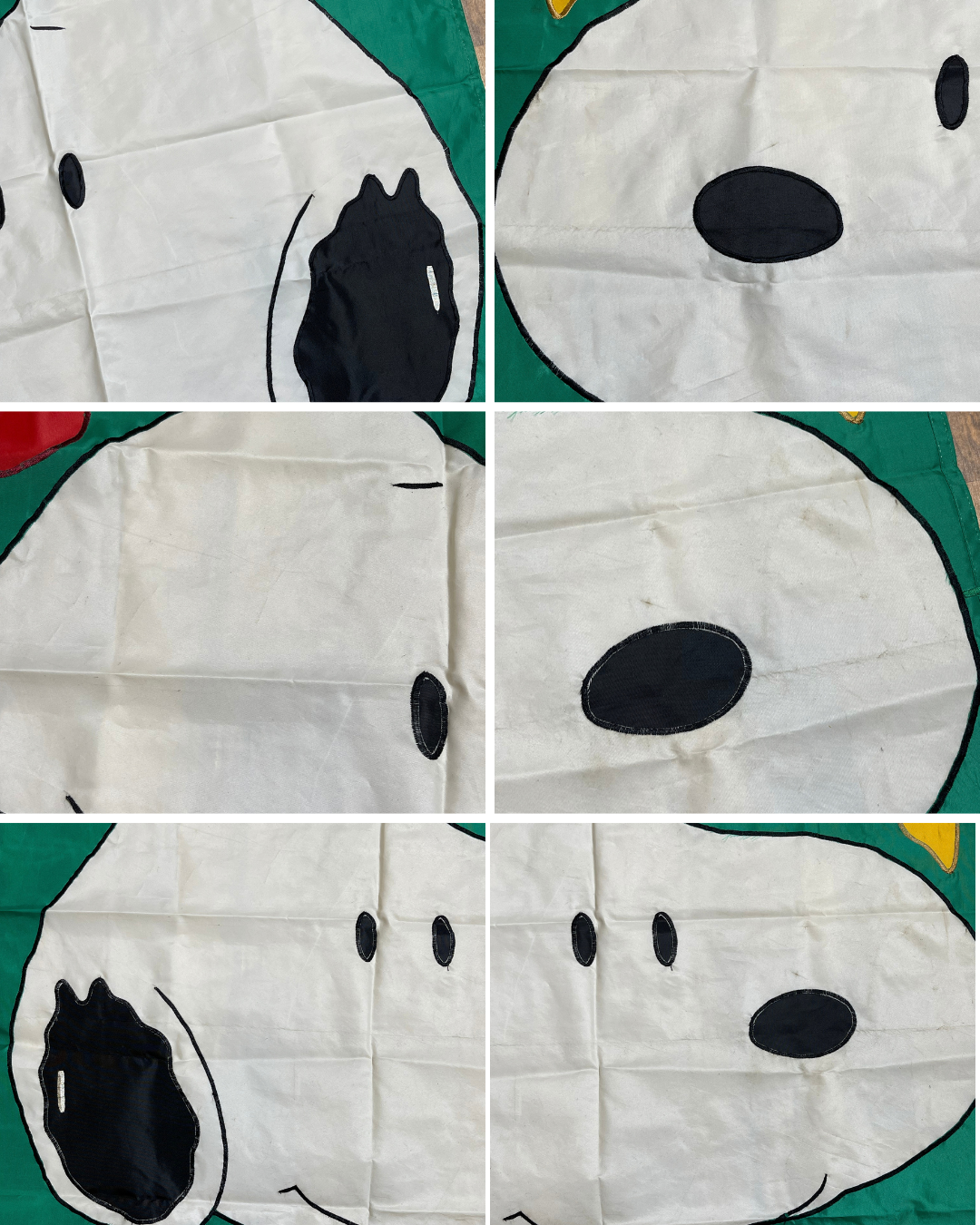 2000s Welcome Fall Snoopy Decorative Flag (FLAWED)