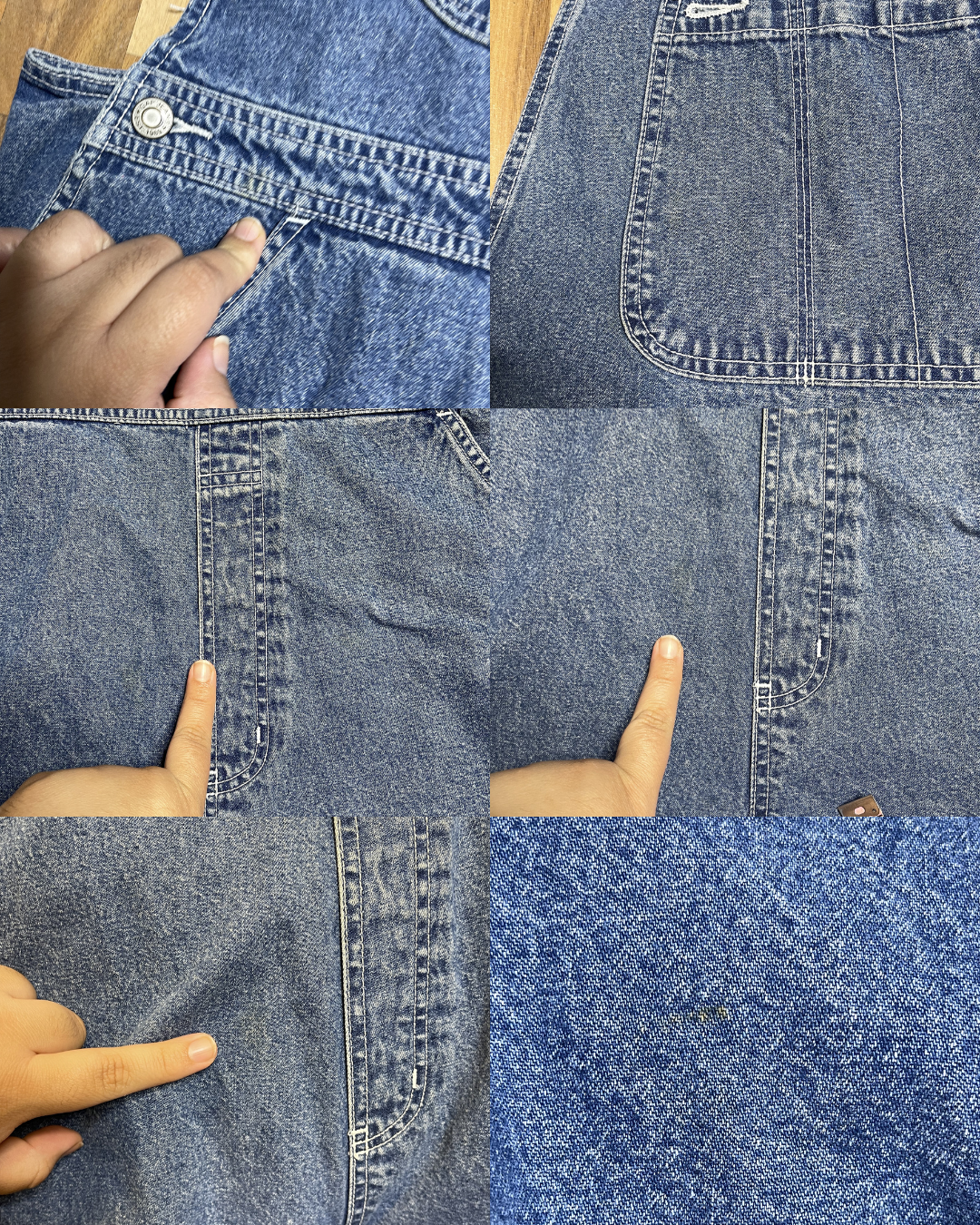 Vintage  2000s Medium Wash Gap Denim Overalls Sz XXL