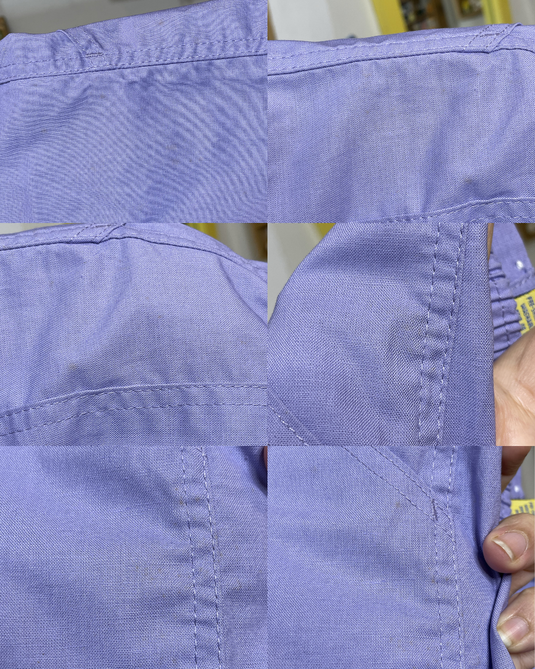 Vintage Deadstock Purple Cotton Shorts Sz L/XL