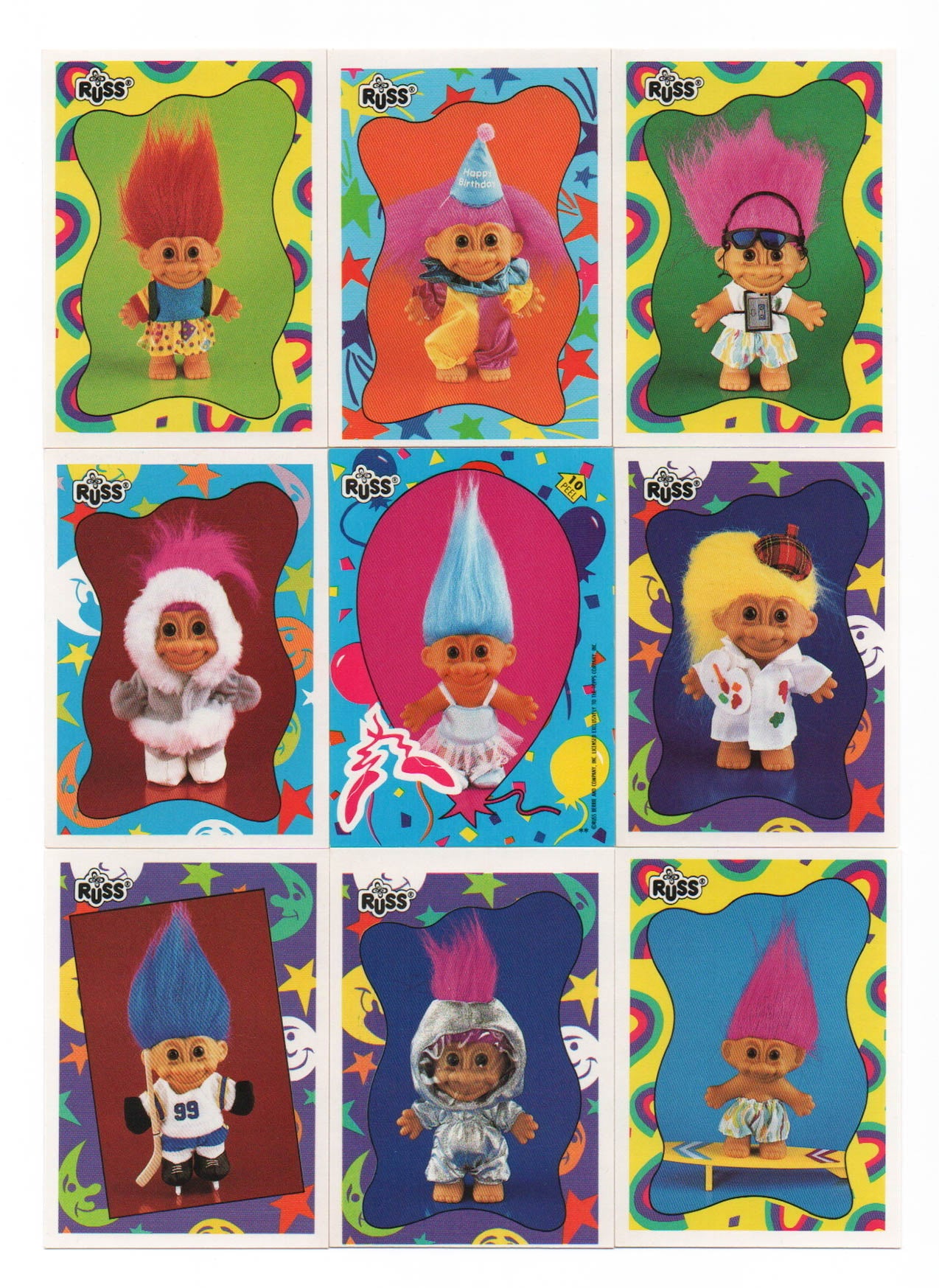Vintage Russ Trolls Trading Cards