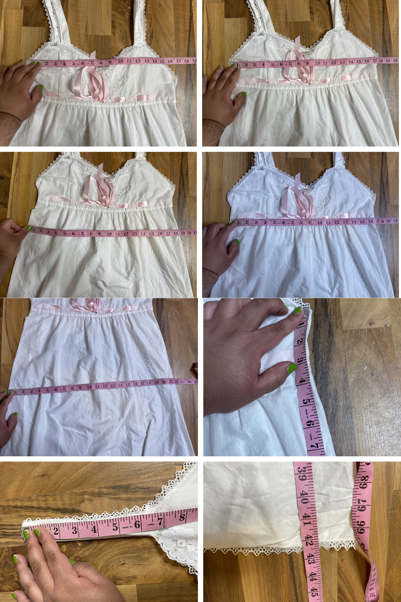 Vintage 90s Dreamy 2pc Nightgown Dress & Robe Set Sz M