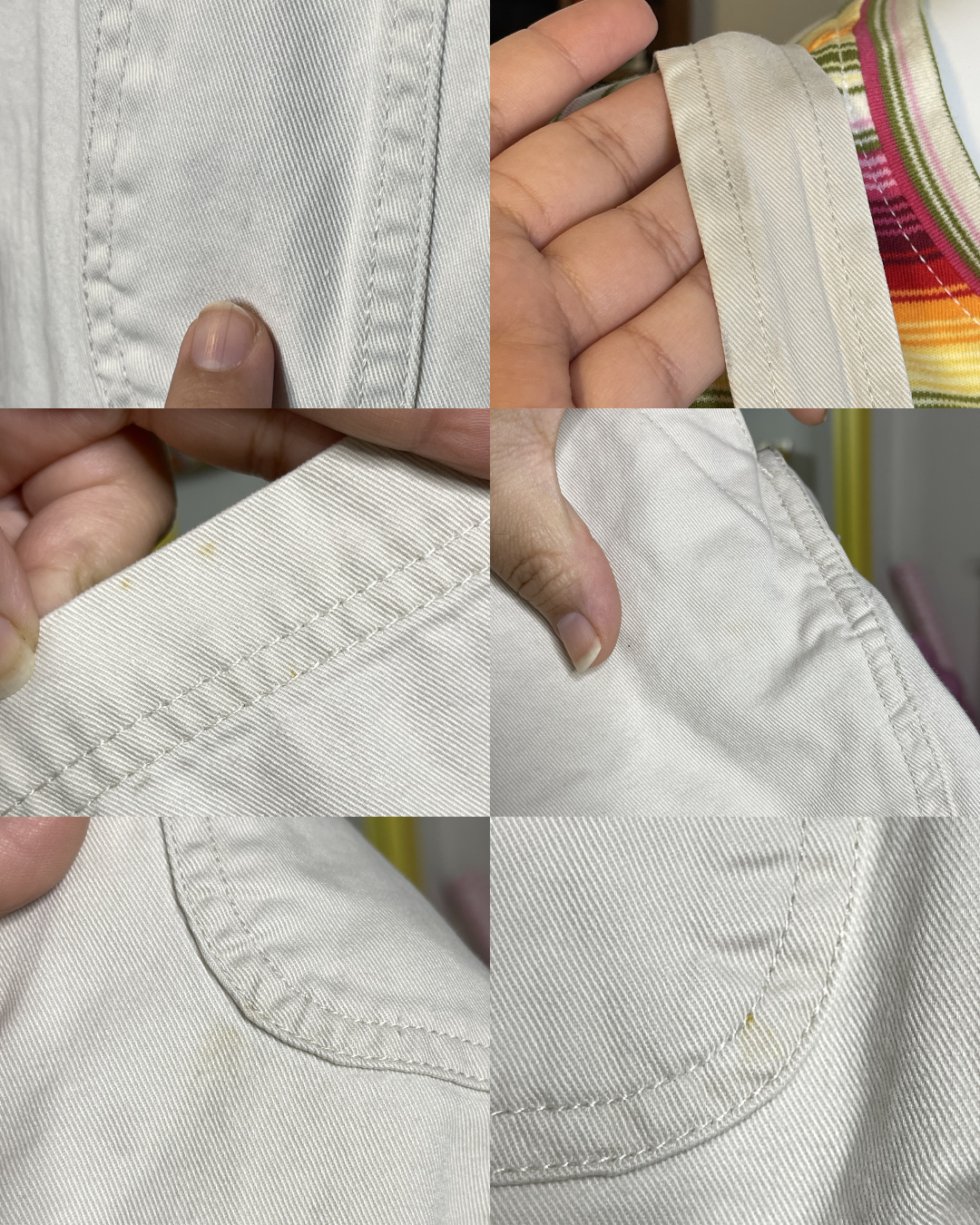 2000s Ralph Lauren Polo Beige Cream Khaki Overalls Sz L