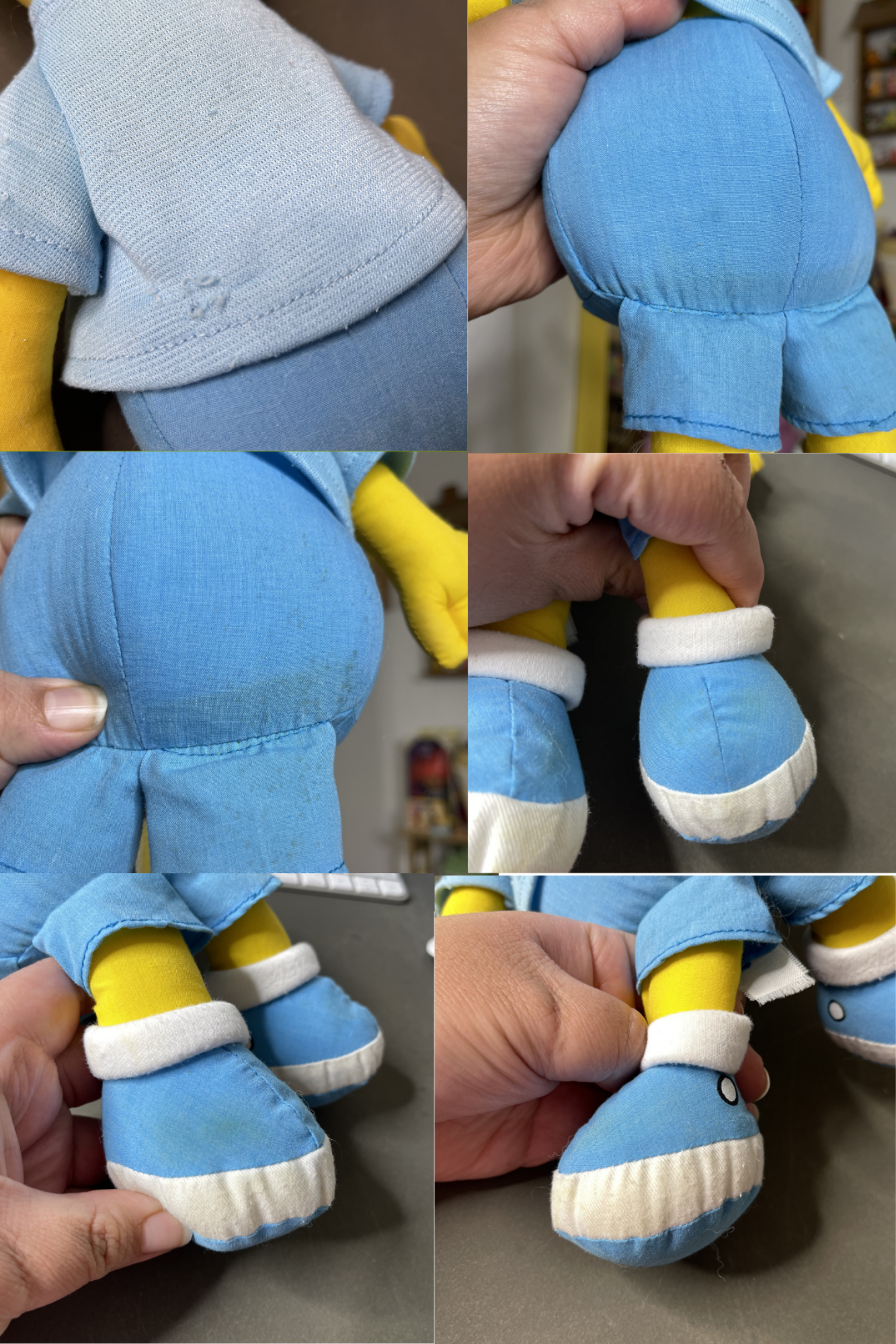 Vintage 90s Jumbo Bart Simpson 18in Plush