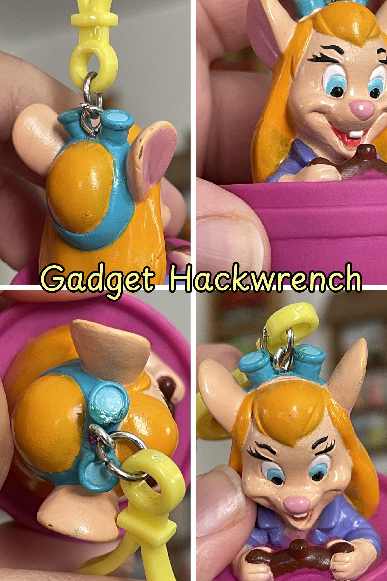 Vintage Cartoon Upcycled Keychains