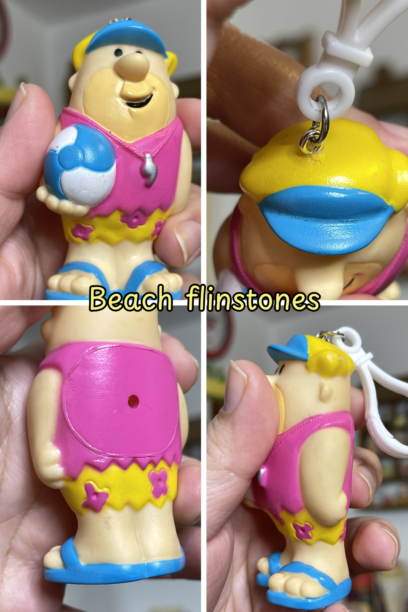 Vintage Upcycled Toy Keychains