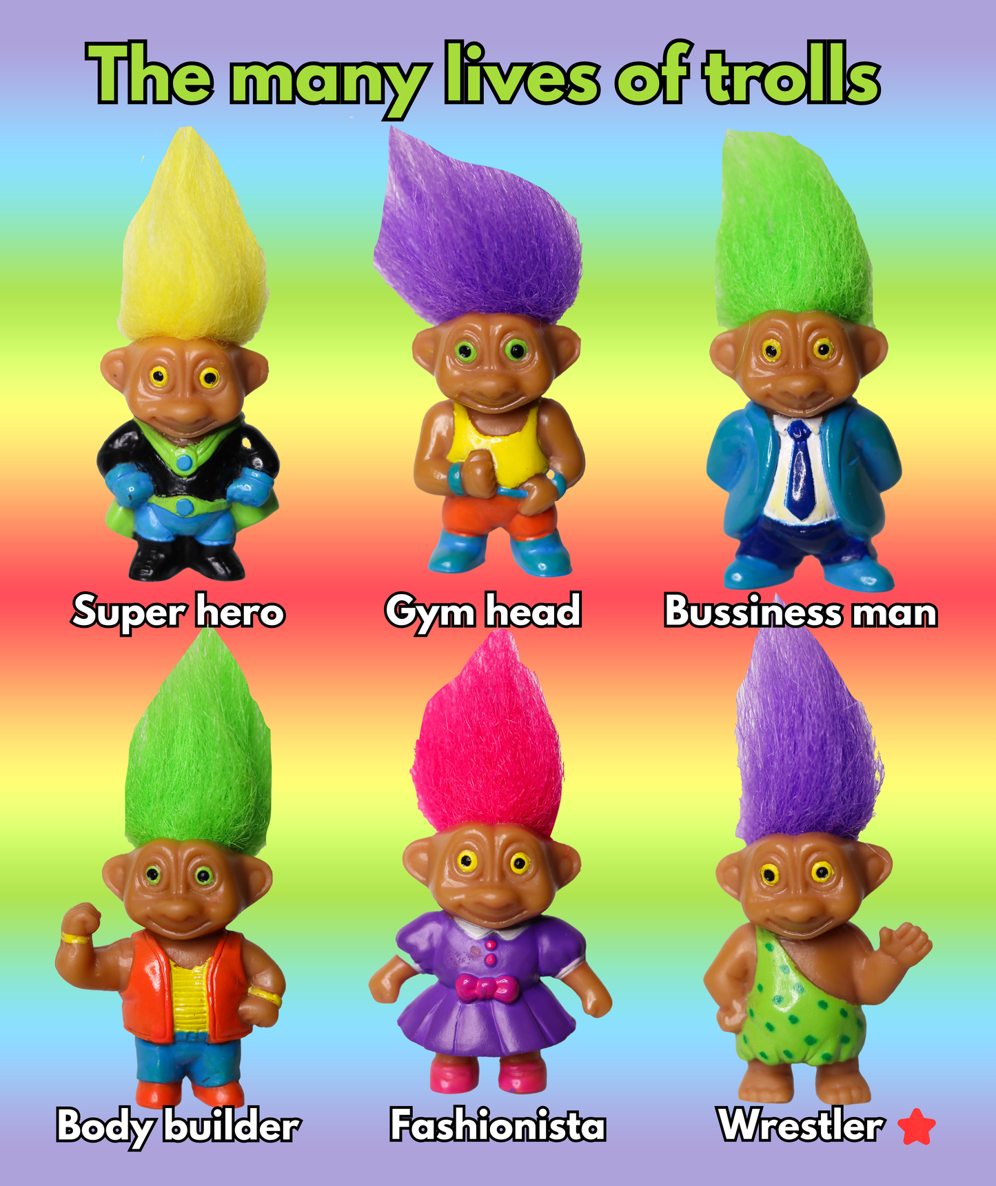 The Many Lives Of Trolls Vintage Trinket Blind Bag (1)