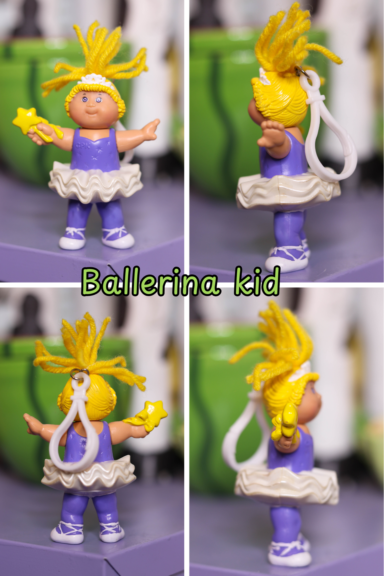 Vintage Cabbage Patch Kids Upcycled Keychains