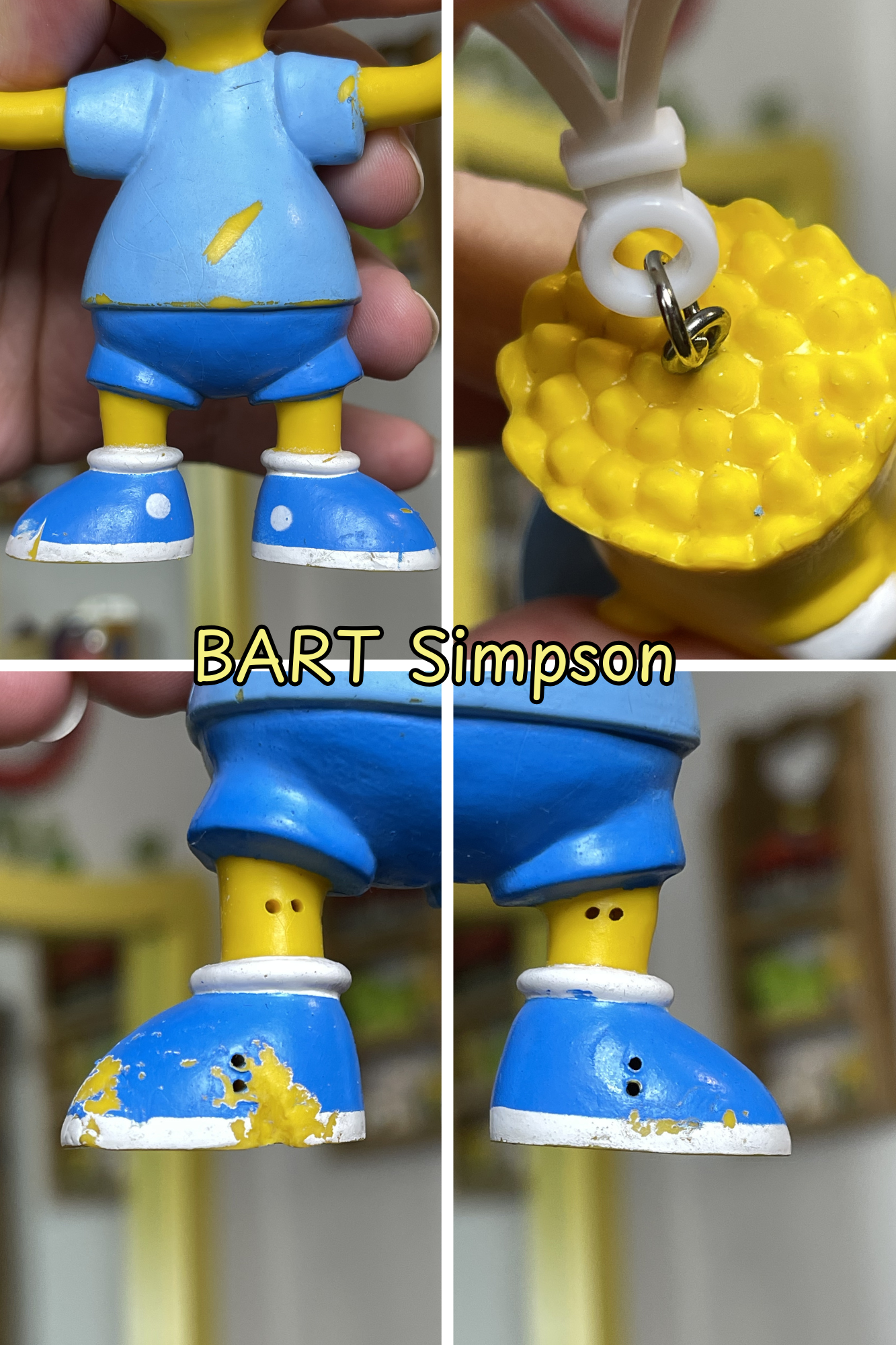 Vintage Upcycled Toy Keychains