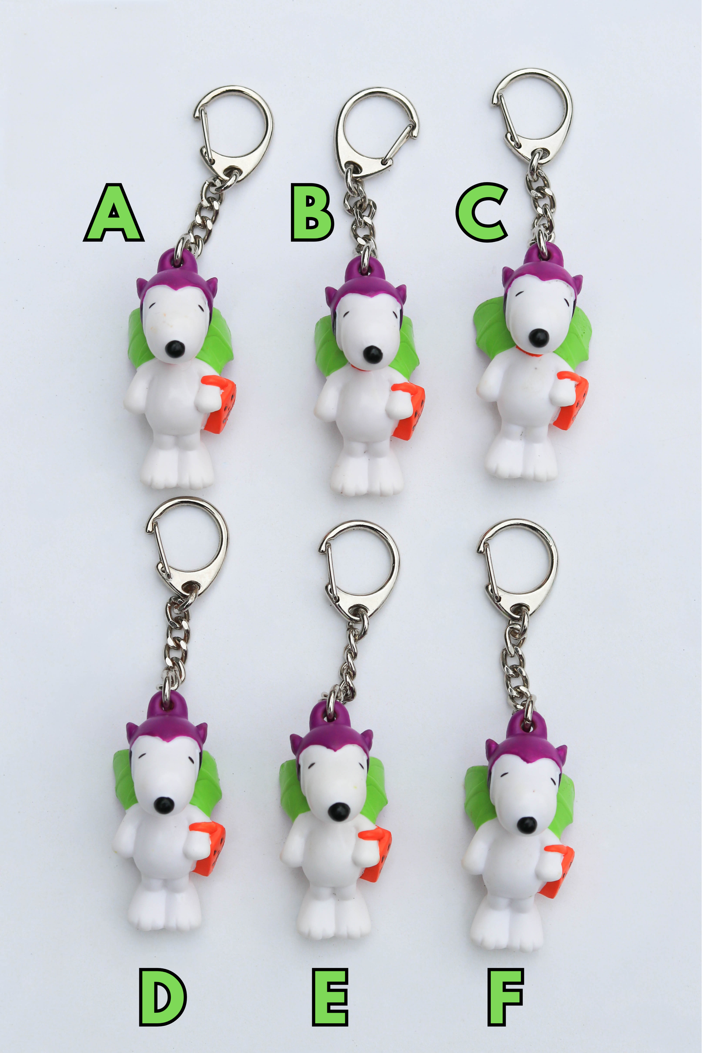 Vintage Snoopy Bat Keychain