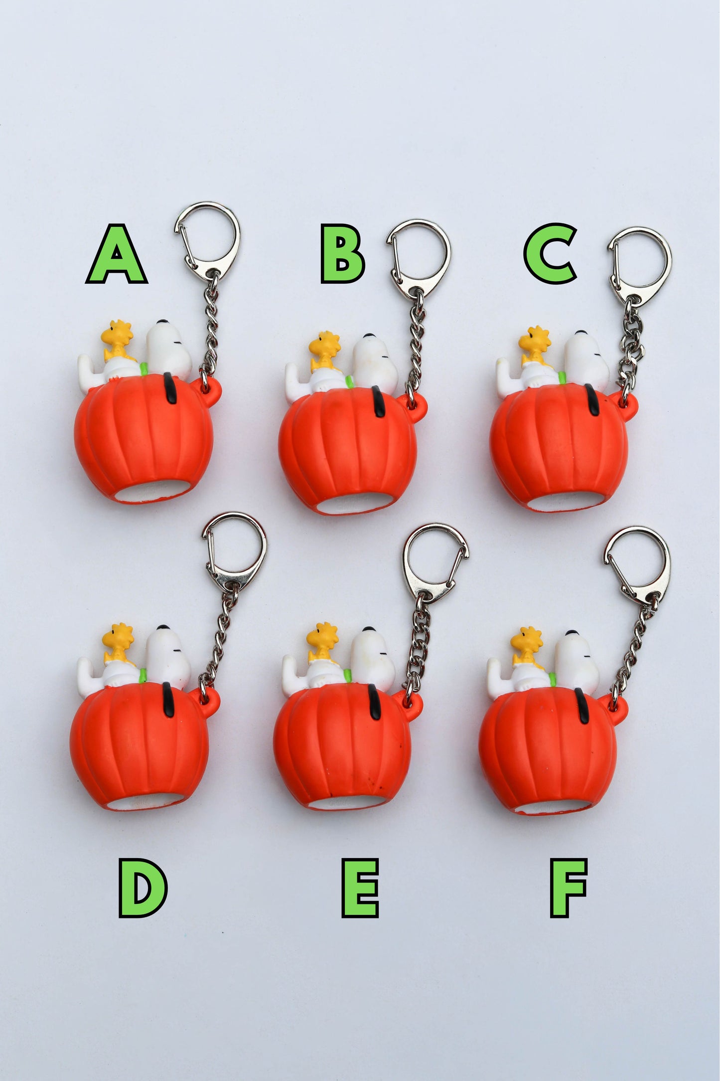 Vintage Snoopy Pumpkin Keychain