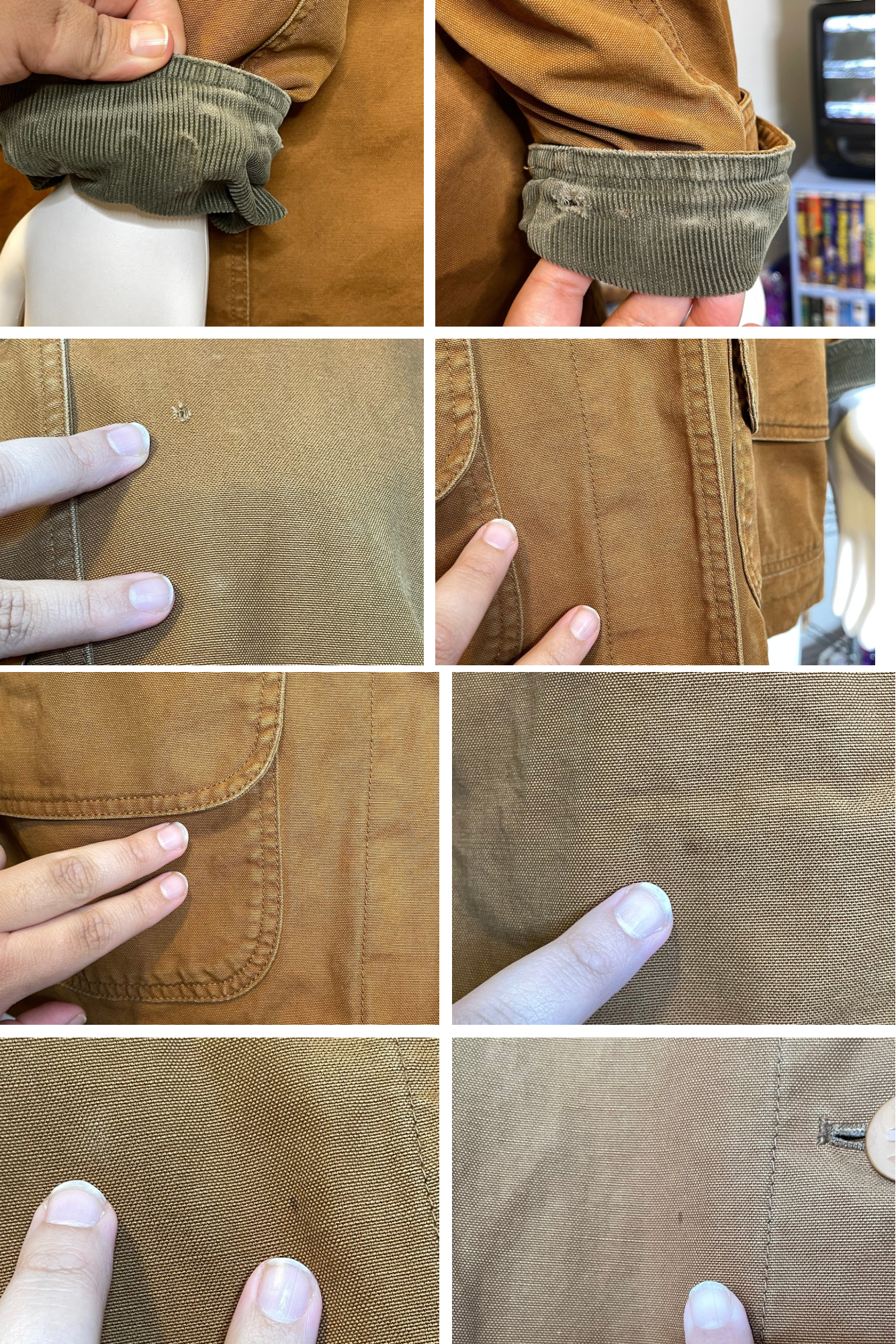 Vintage Golden Brown Barn Coat Sz XL