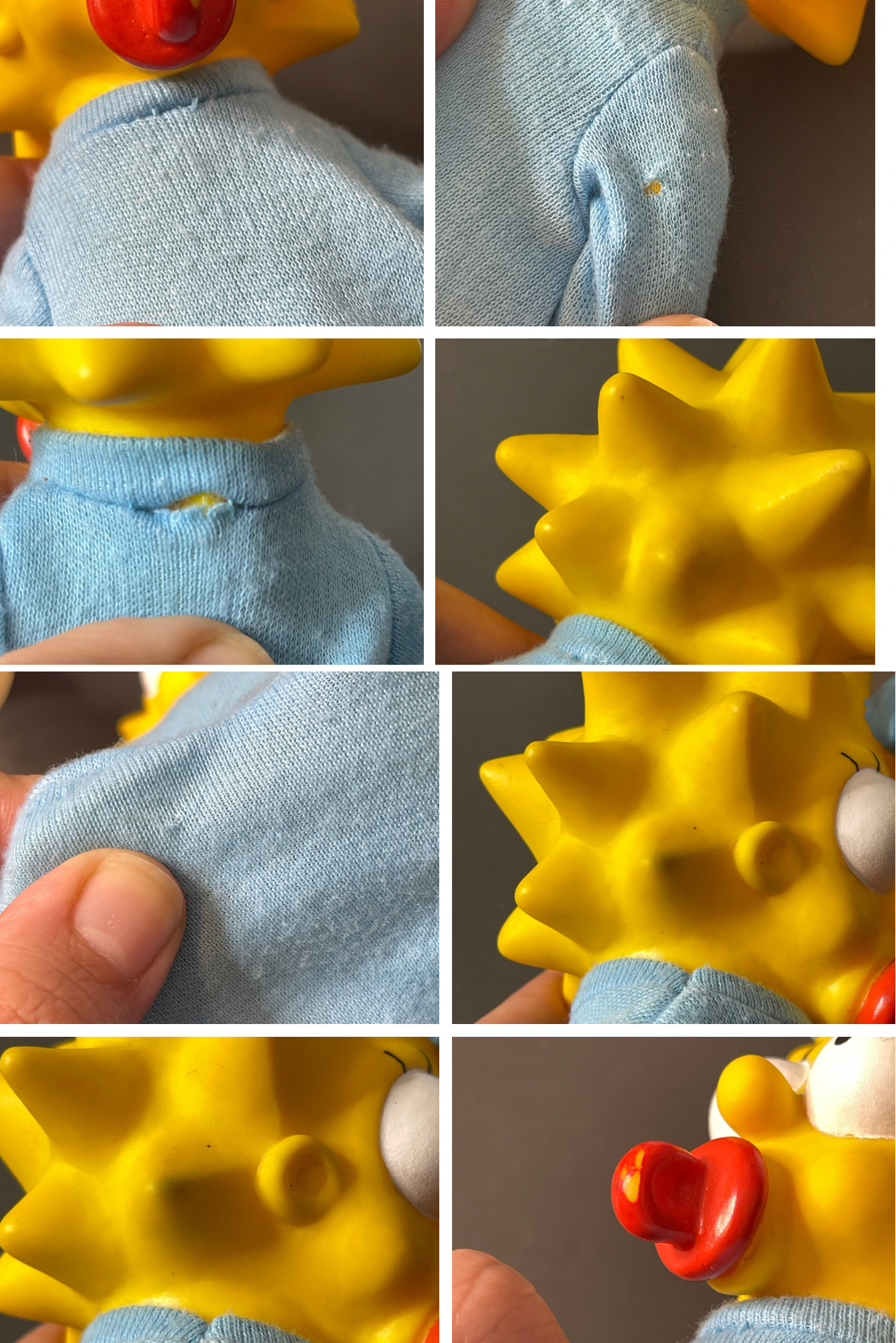 Vintage 90s Maggie Simpson Plush