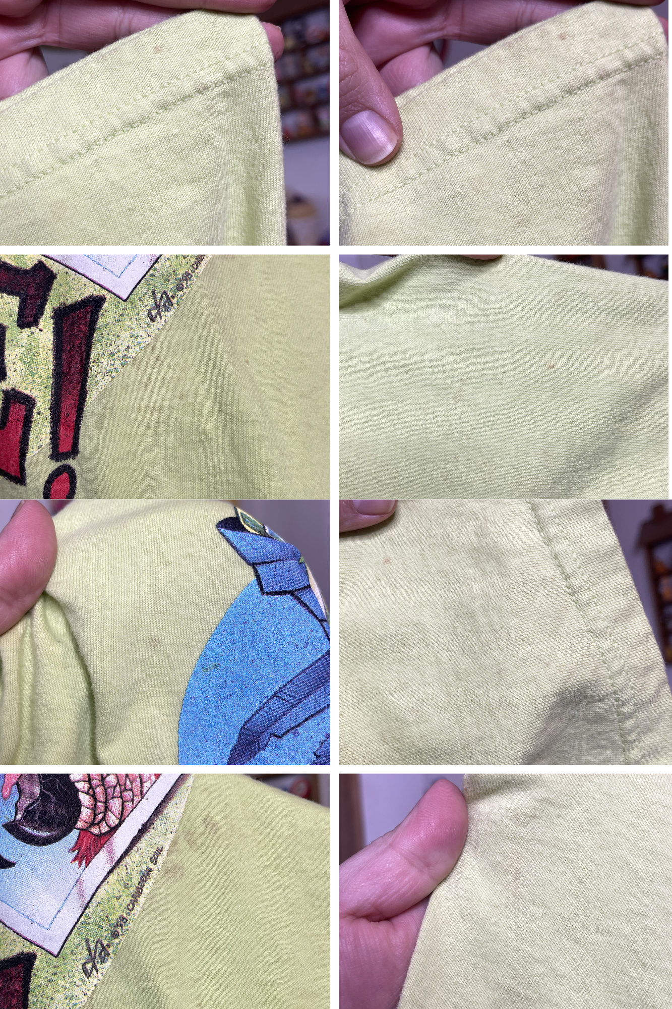 Vintage 90s Crazy Fins Up Parrot Green Graphic Tee Sz L
