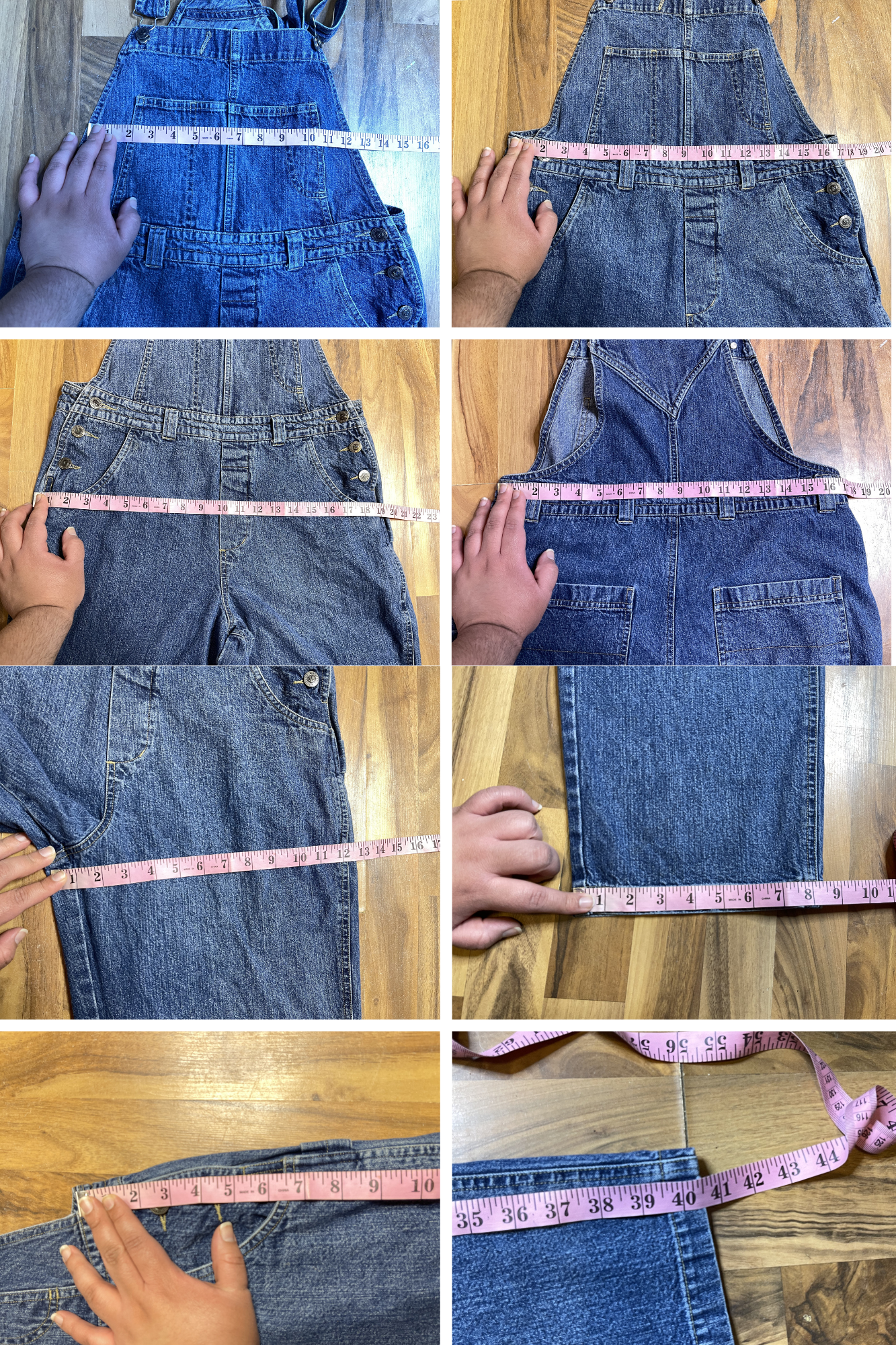 2000s Northcrest Dark Wash Denim Overalls Sz M