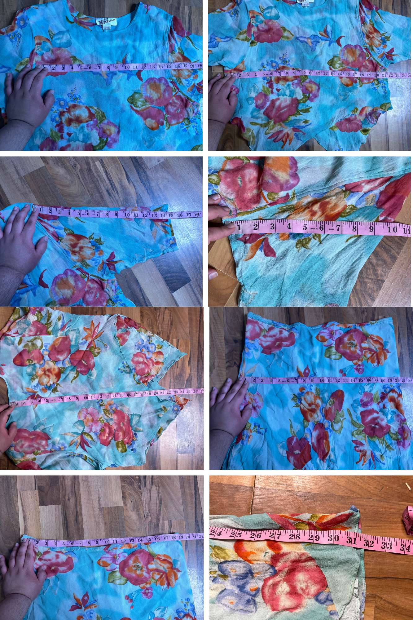 2000s Dreamy Watercolor Floral 2pc Set Sz 1X/2X