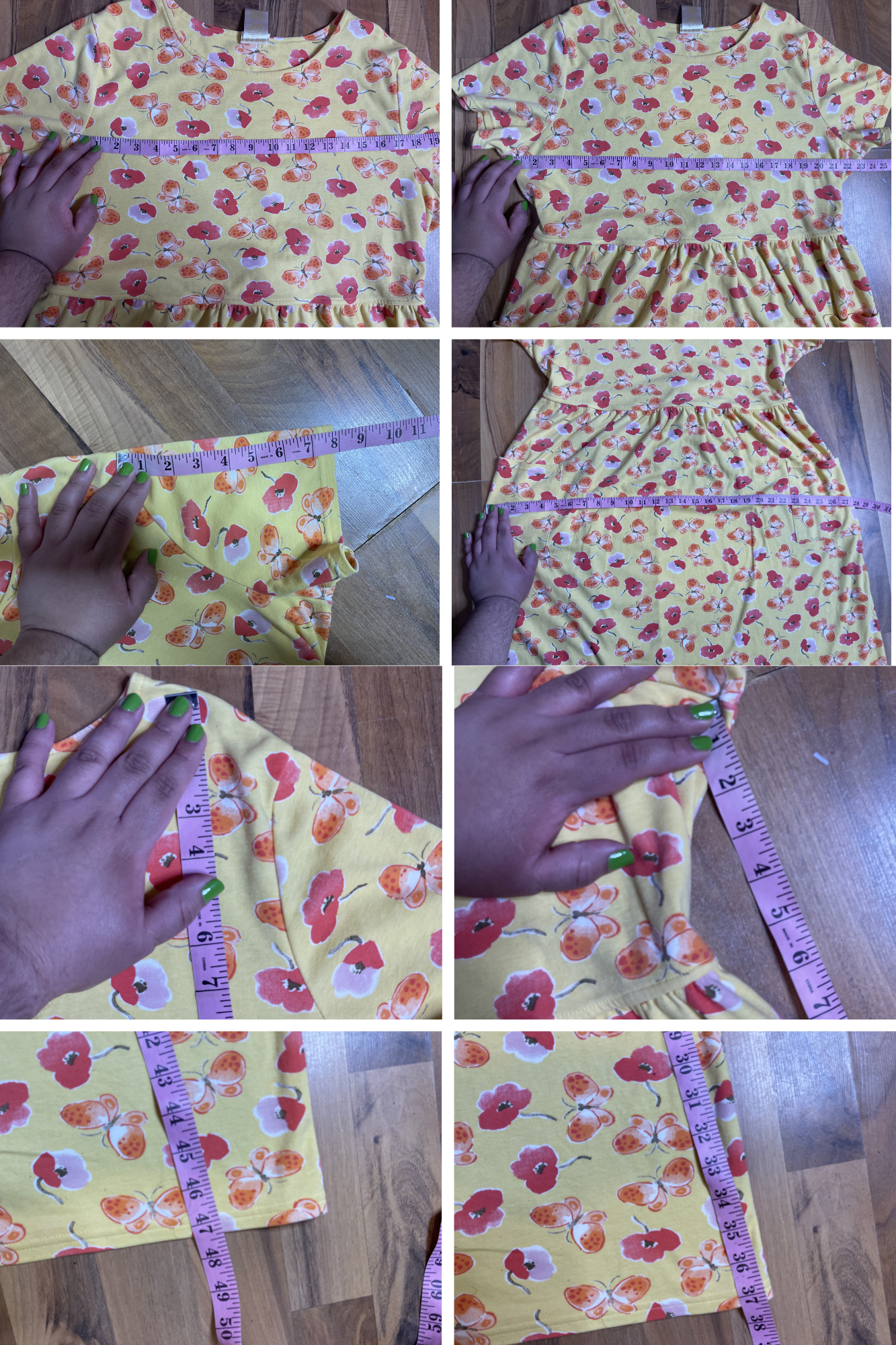 2000s Colorful Floral Butterfly Print Maxi Dress Sz 18W/20W