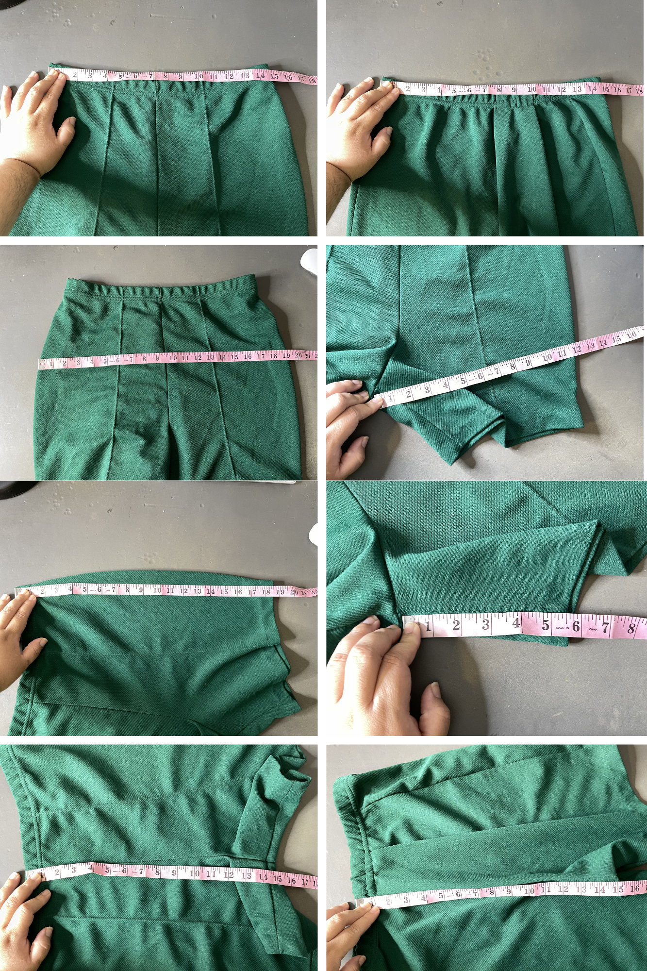 Vintage Green Camp Counselor High Waisted Shorts Sz L