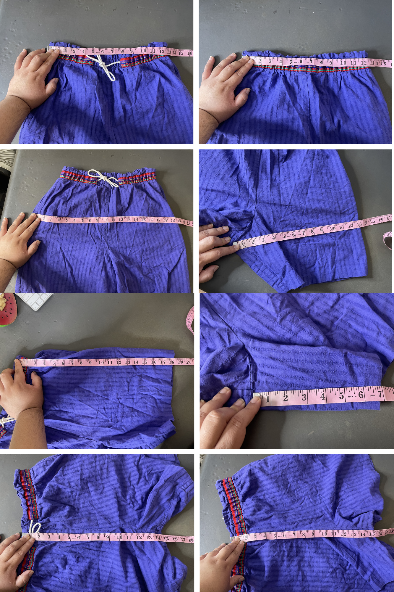 Vintage Funky Light Weight Purple Shorts Sz M