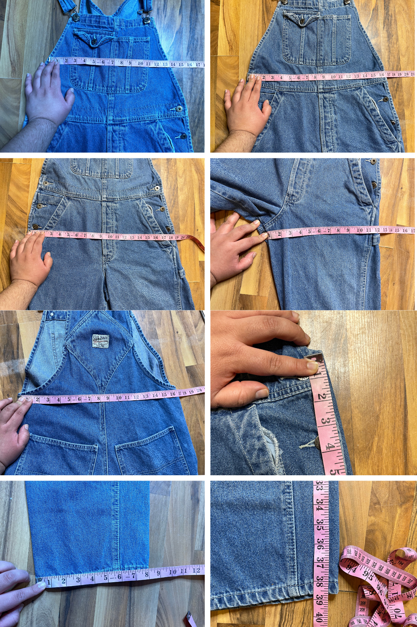 Vintage 2000s Baggy Light Wash Denim Overalls Sz S