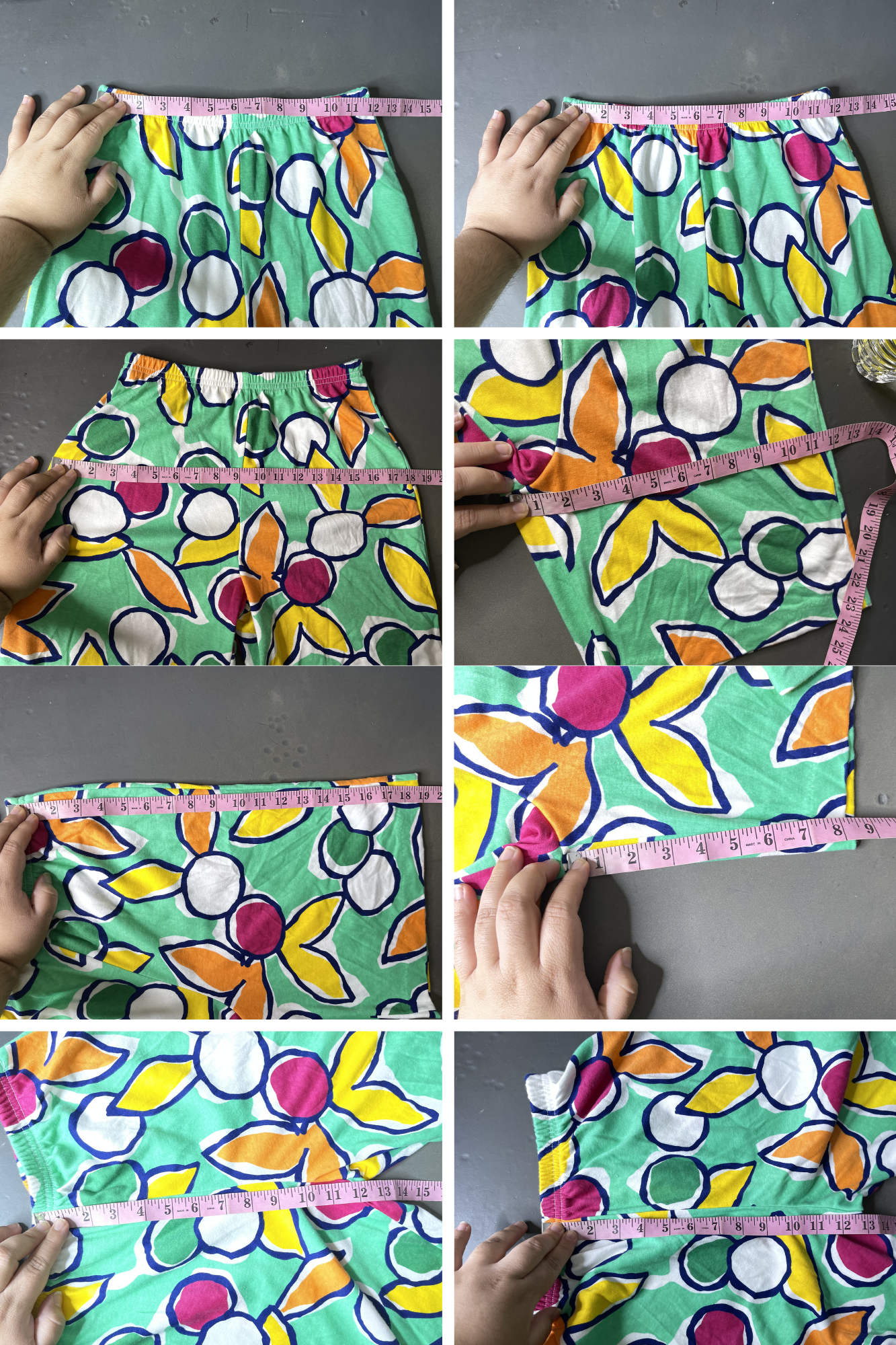 Vintage Funky Retro Teal Green 2Pc Set Sz M