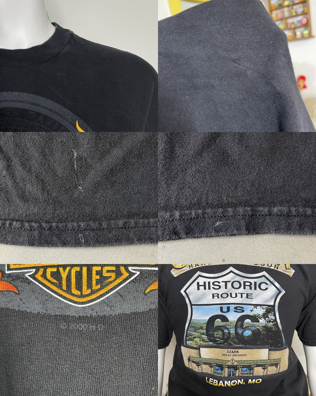 Vintage 2000s Harley Davidson Hell On Wheels Tee Sz L