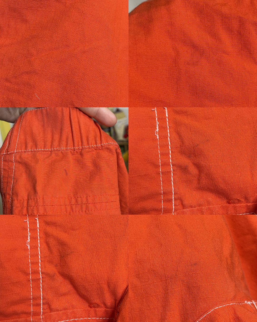2000s Orange Nike Velcro Board Shorts Sz L