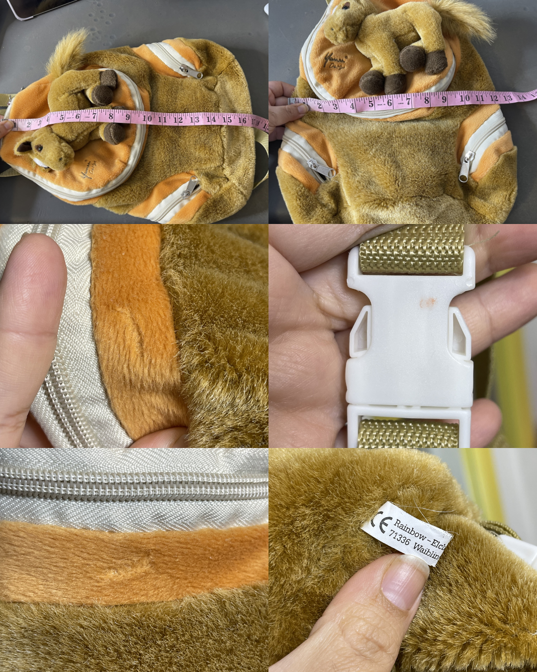 2000s Horse Girl Plush Backpack XS/M