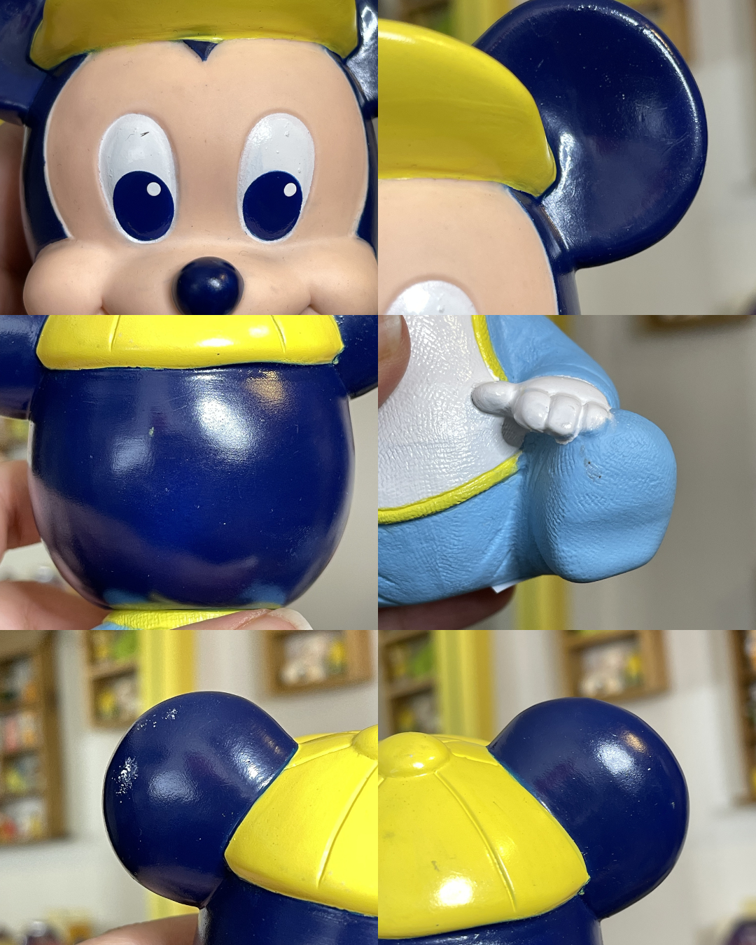 Vintage Baby Mickey Mouse Squeaky Toy (B)