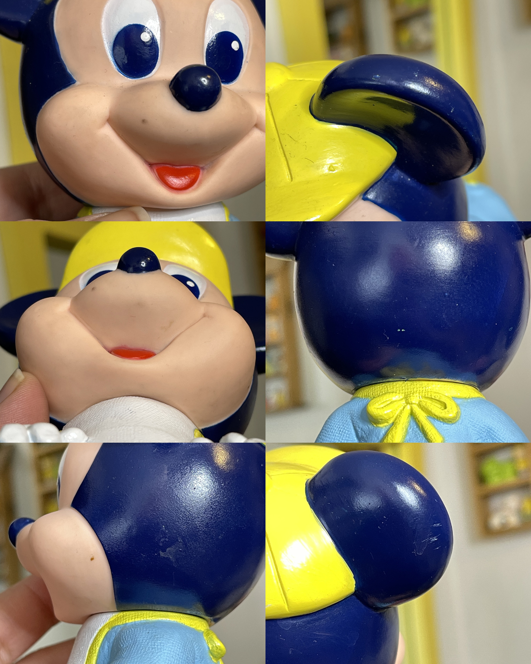 Vintage Baby Mickey Mouse Squeaky Toy (A)