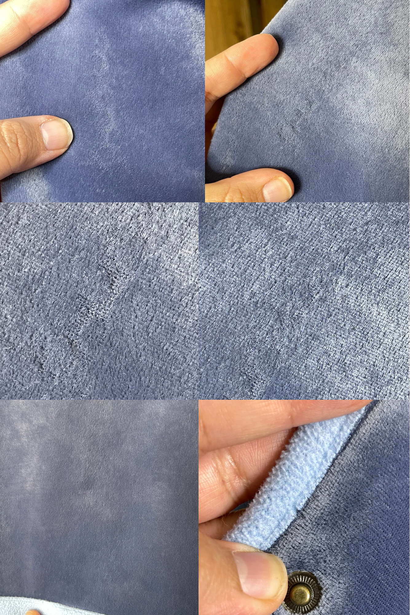 2000s velour plush & fleece trim jacket sz M