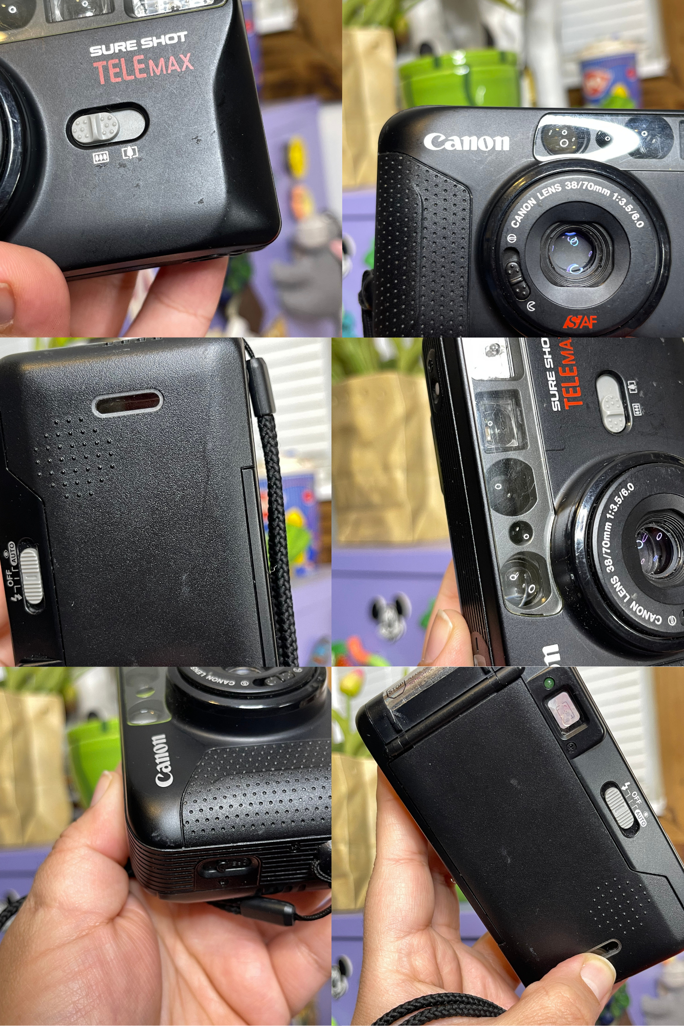 Canon Sure Shot Tele Max 35mm Film Camera