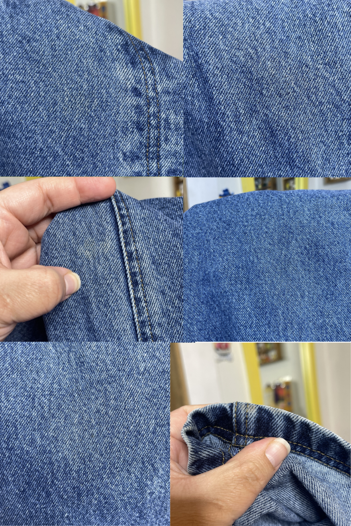 Vintage 90s L.A Blues Denim Overalls Sz L/XL