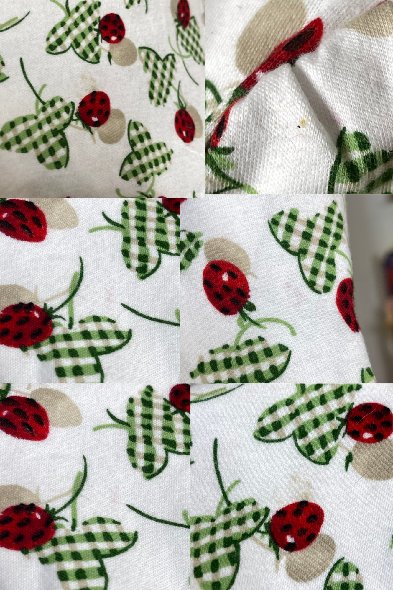 Vintage Deadstock Lucky Strawberry Top & Shorts Set Sz L/XL