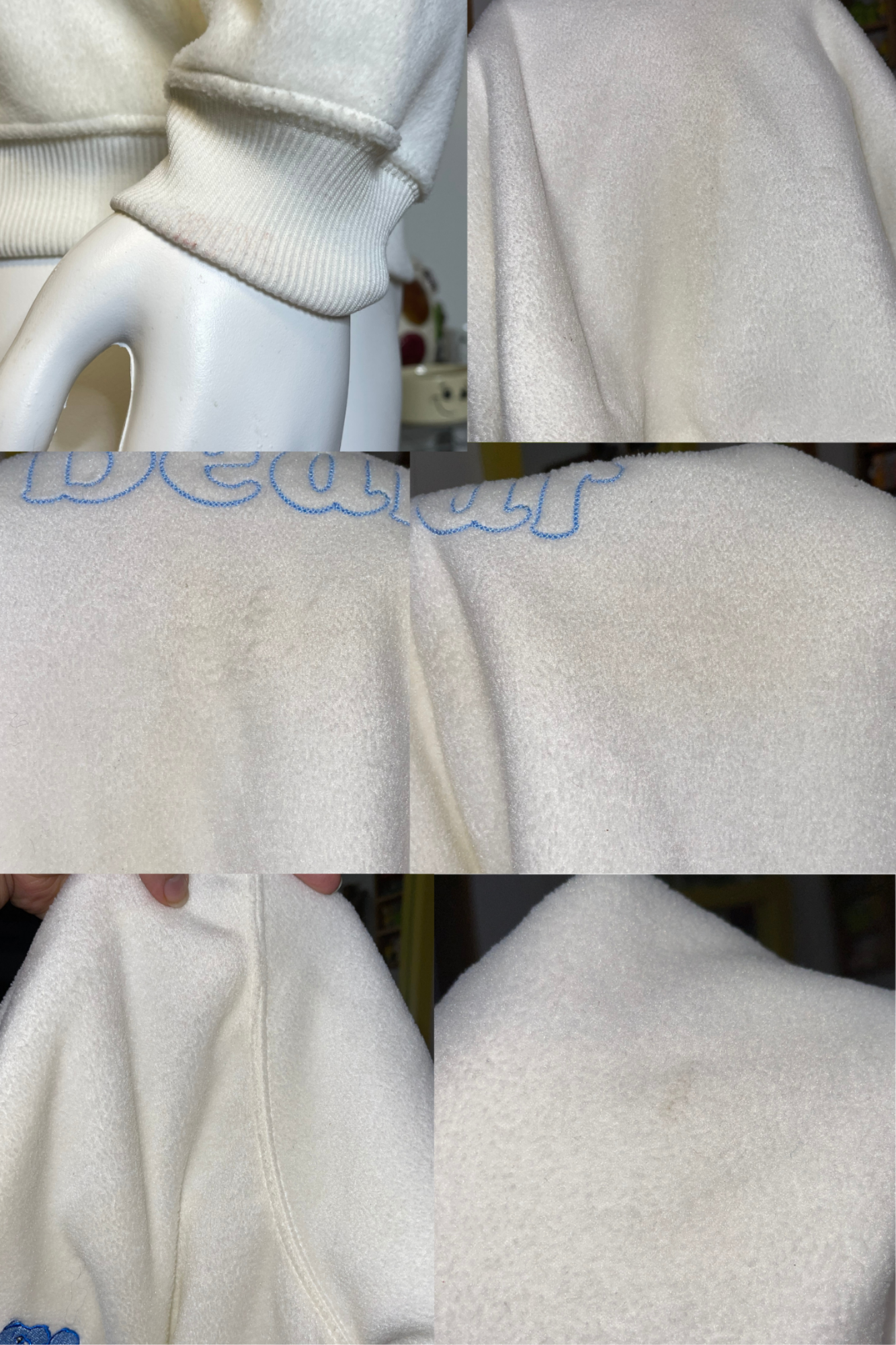 Vintage 2000s Grumpy Care Bear Fleece Sweater Sz L/XL