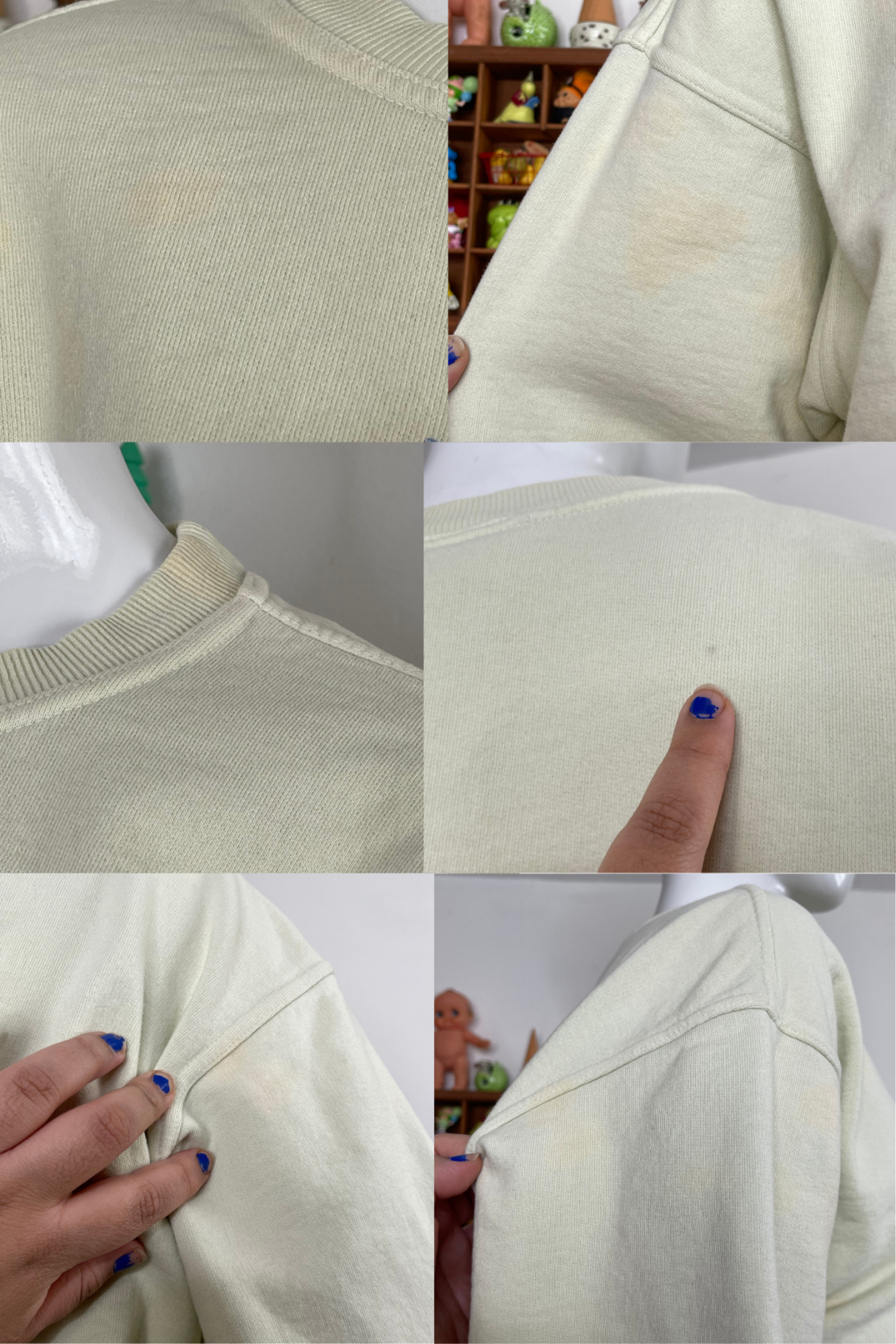 Vintage 90s Winnie The Pooh Bleached Oversized Sweater Sz S