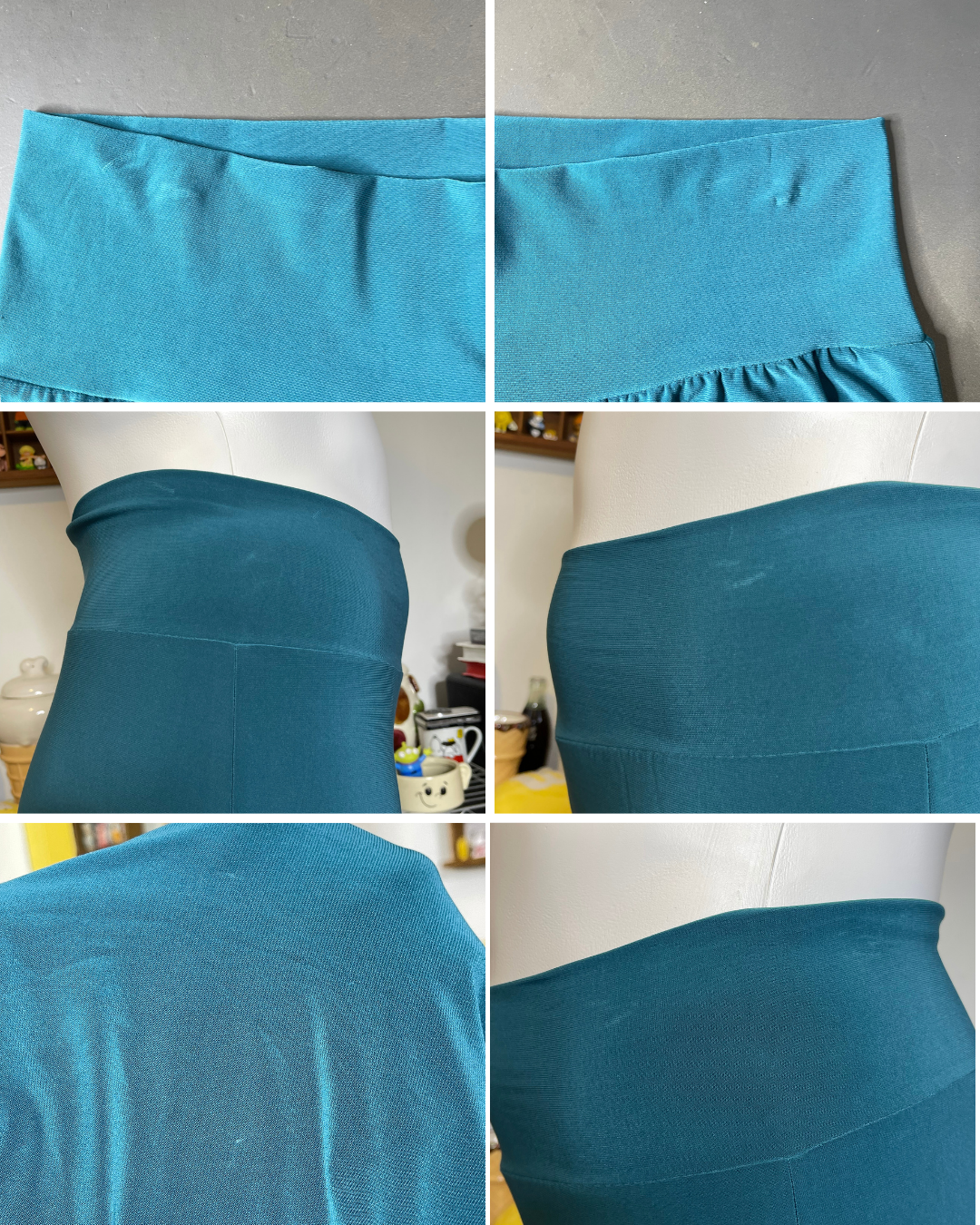 2000s Deadstock Teal Blue Gauchos Sz L/XL