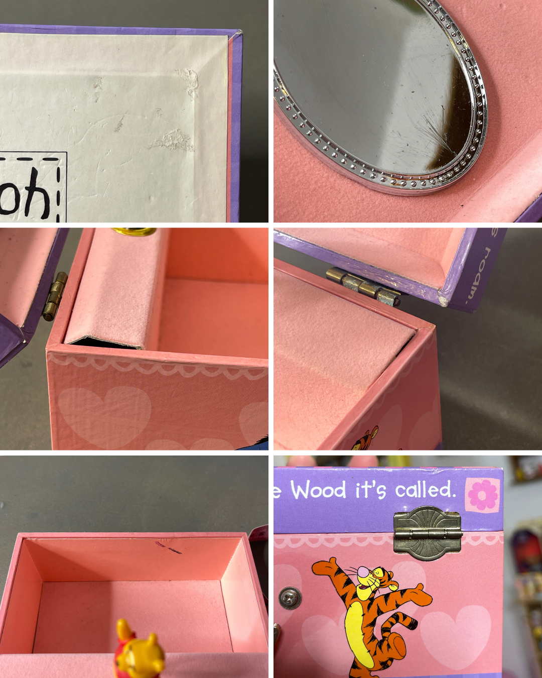 Vintage Winnie The Pooh & Friends Music Trinket Box