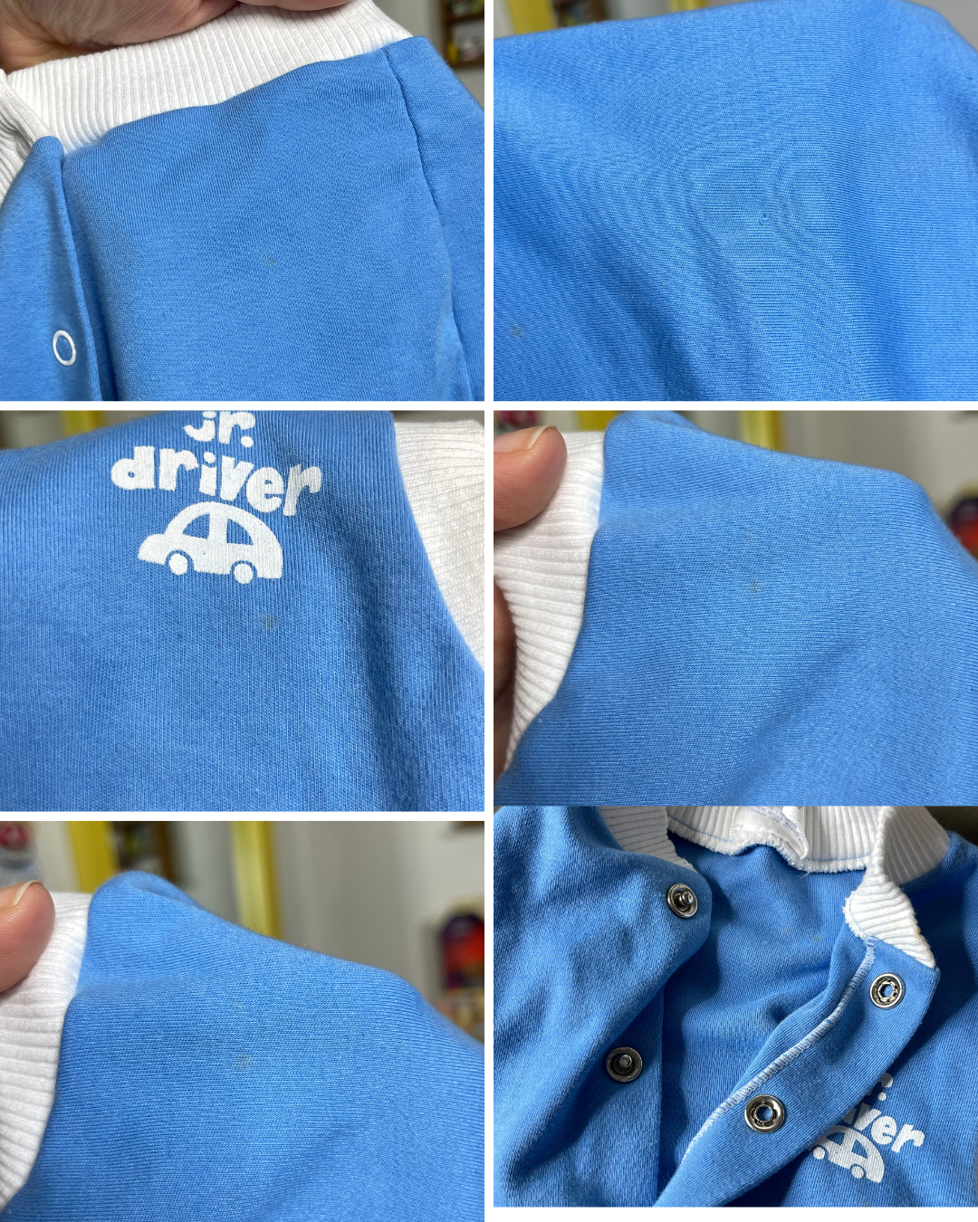 Vintage Blue Jr. Driver Top Sz 12M