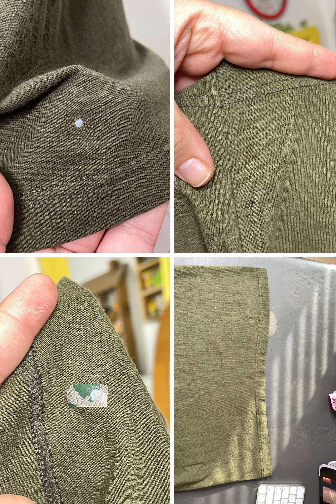 2000s It's All About Me Army Green Graphic Tee Sz M