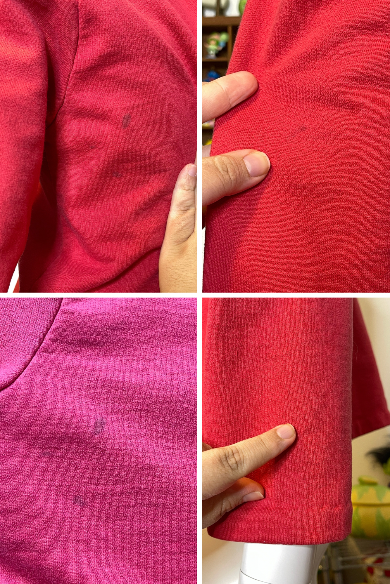 Vintage 90s Faded Red Guess Cardigan Top Sz L