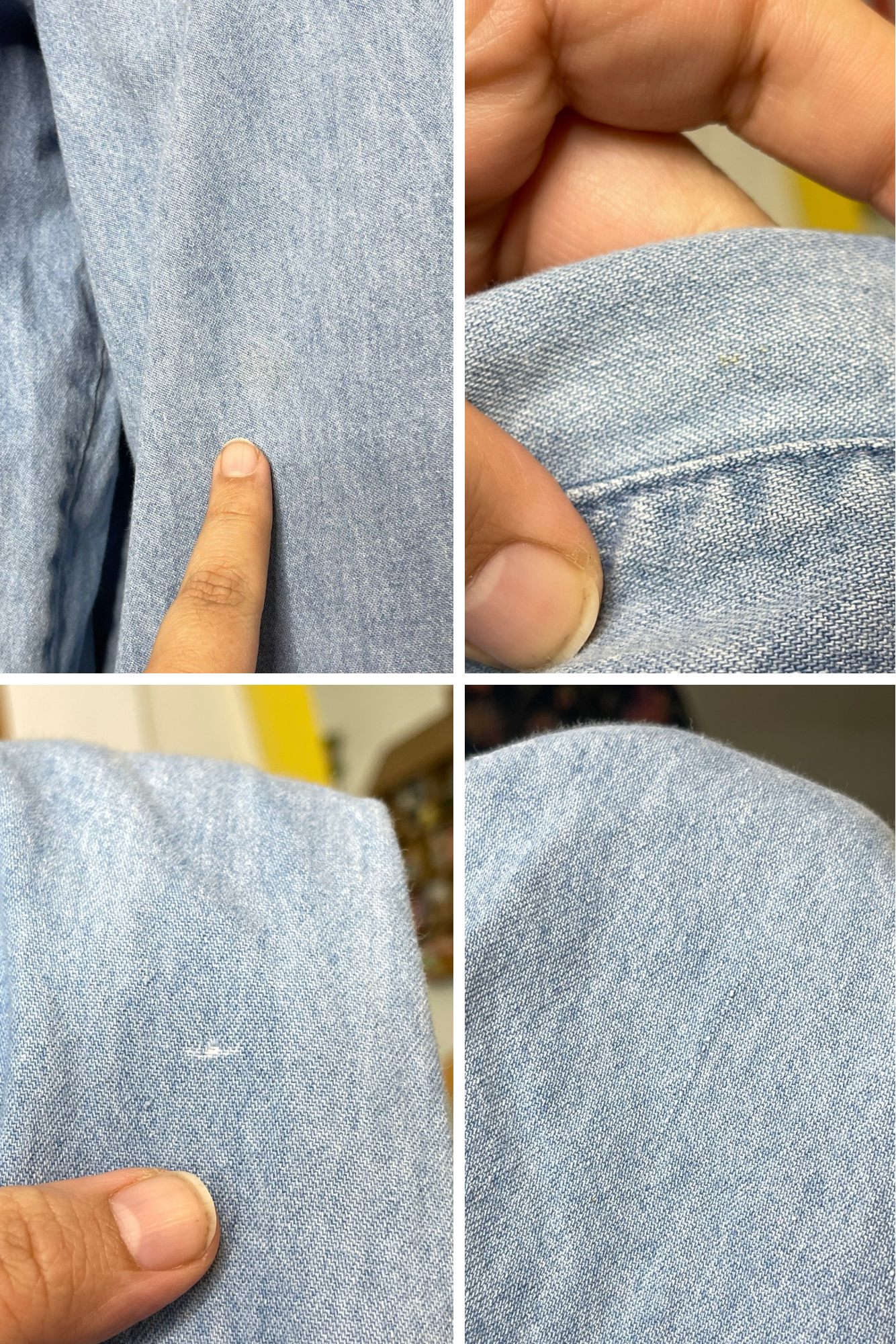 90s Minnie Mouse Denim Button Down Sz L